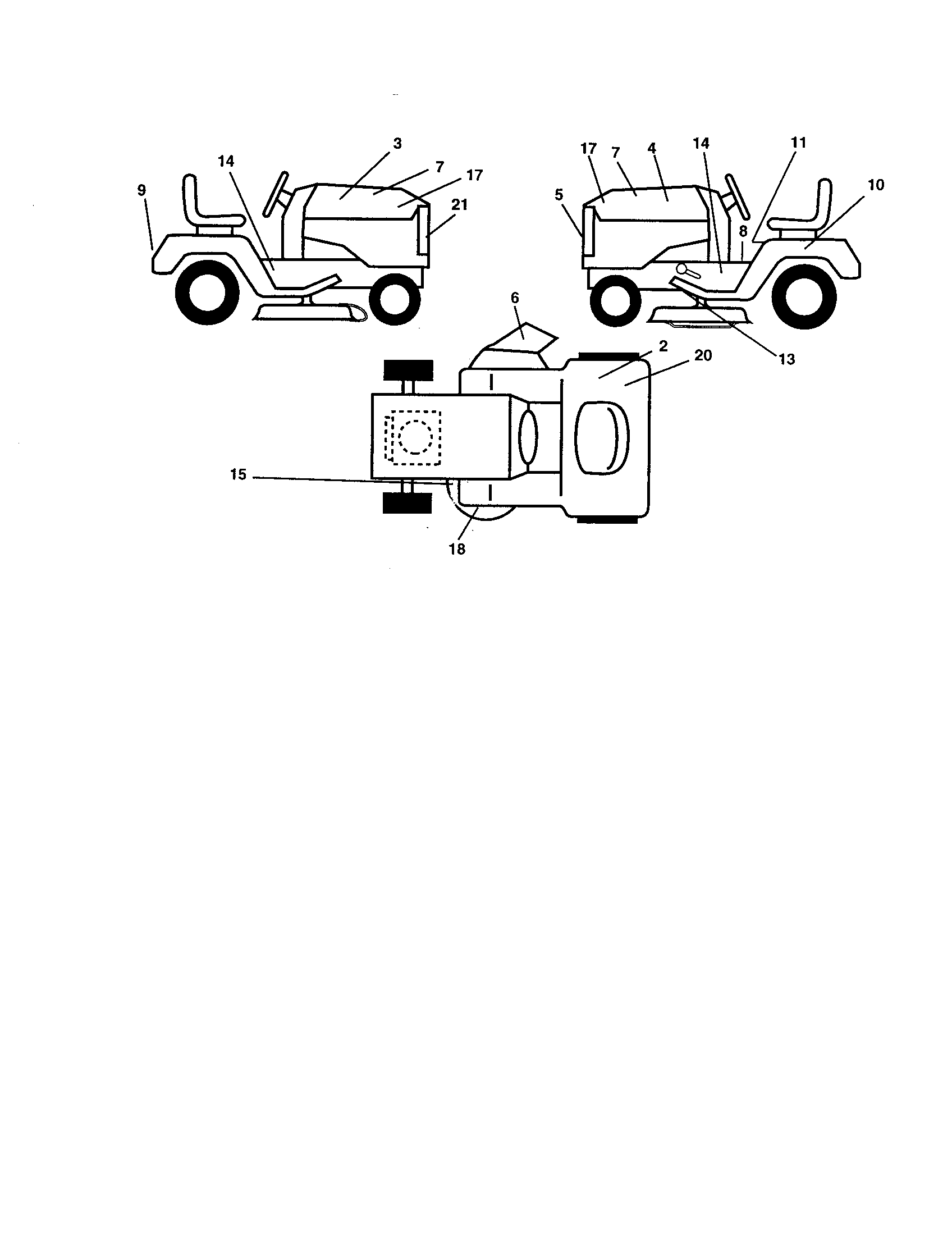 Craftsman 917252800 decals diagram