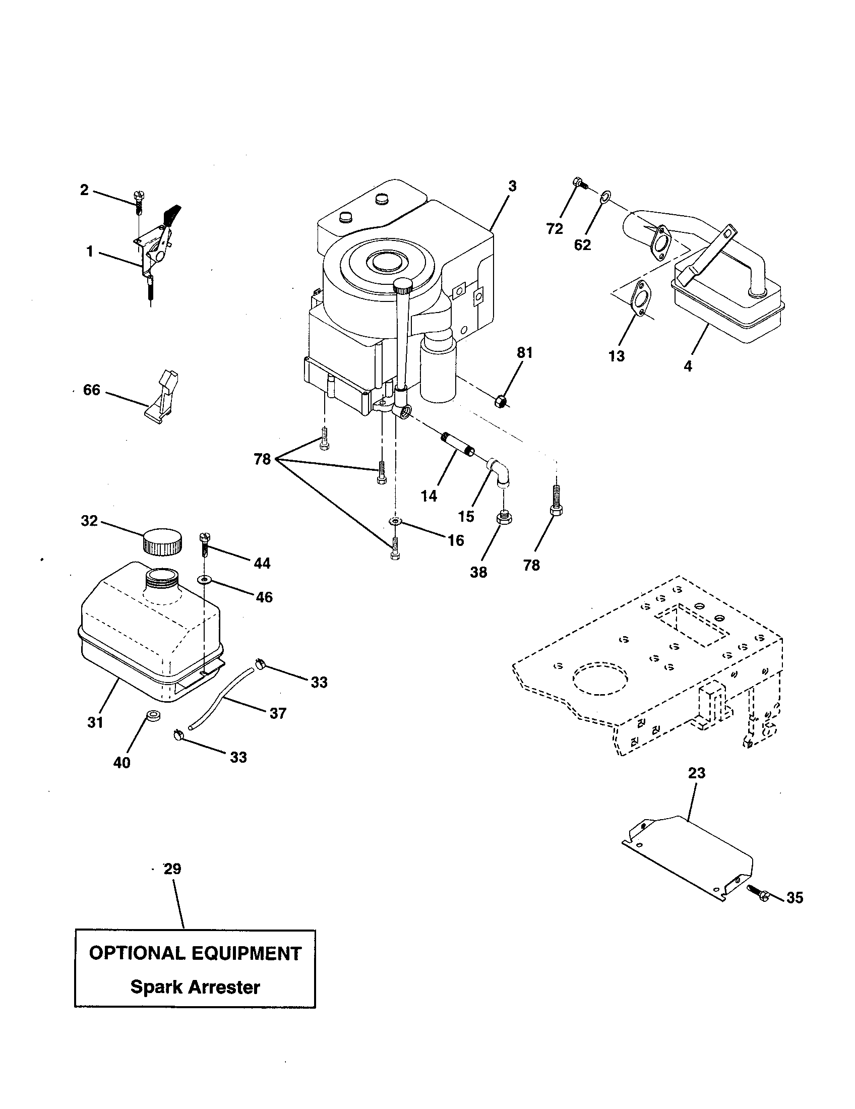 Craftsman 917252800 engine diagram