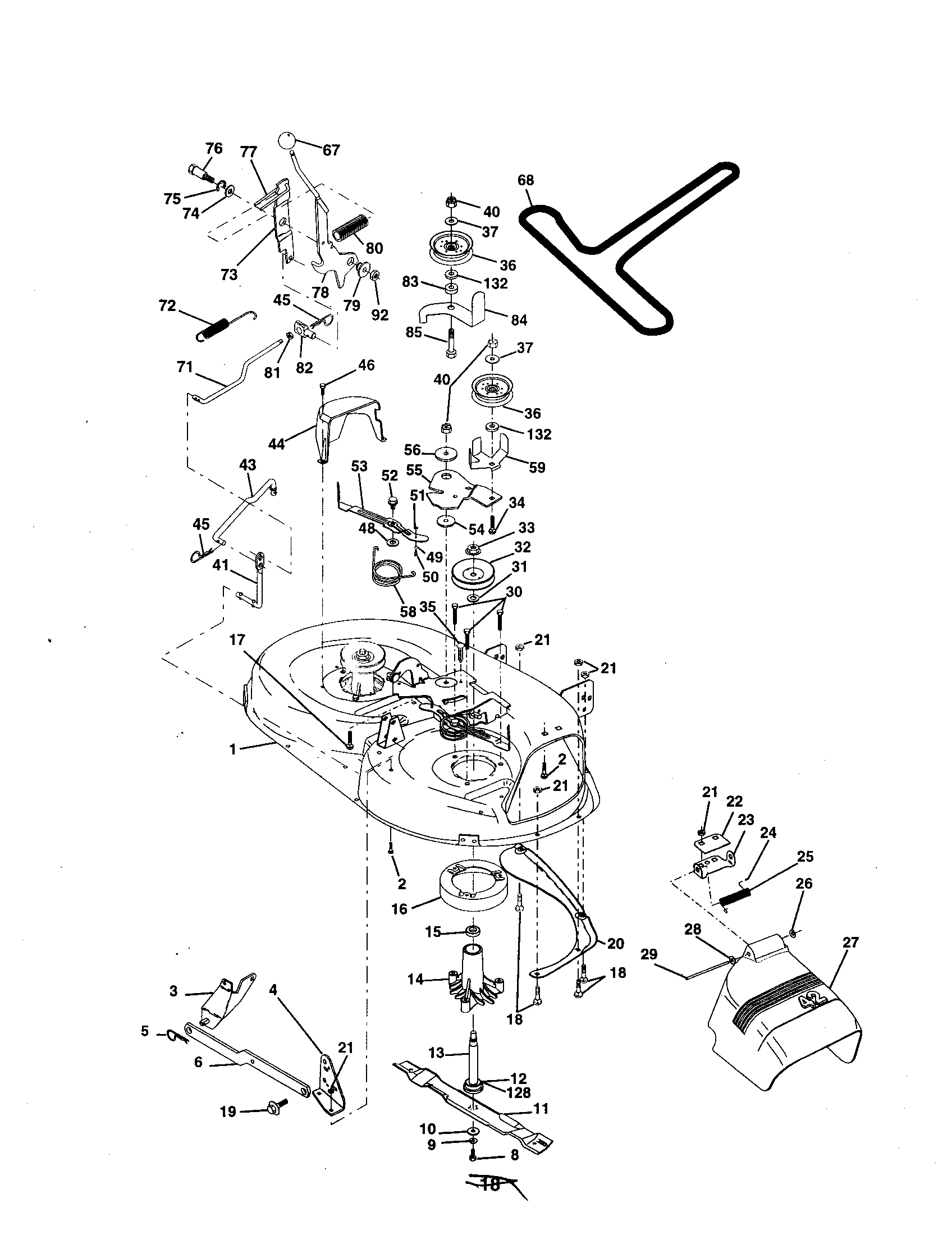 Craftsman 917252800 mower diagram