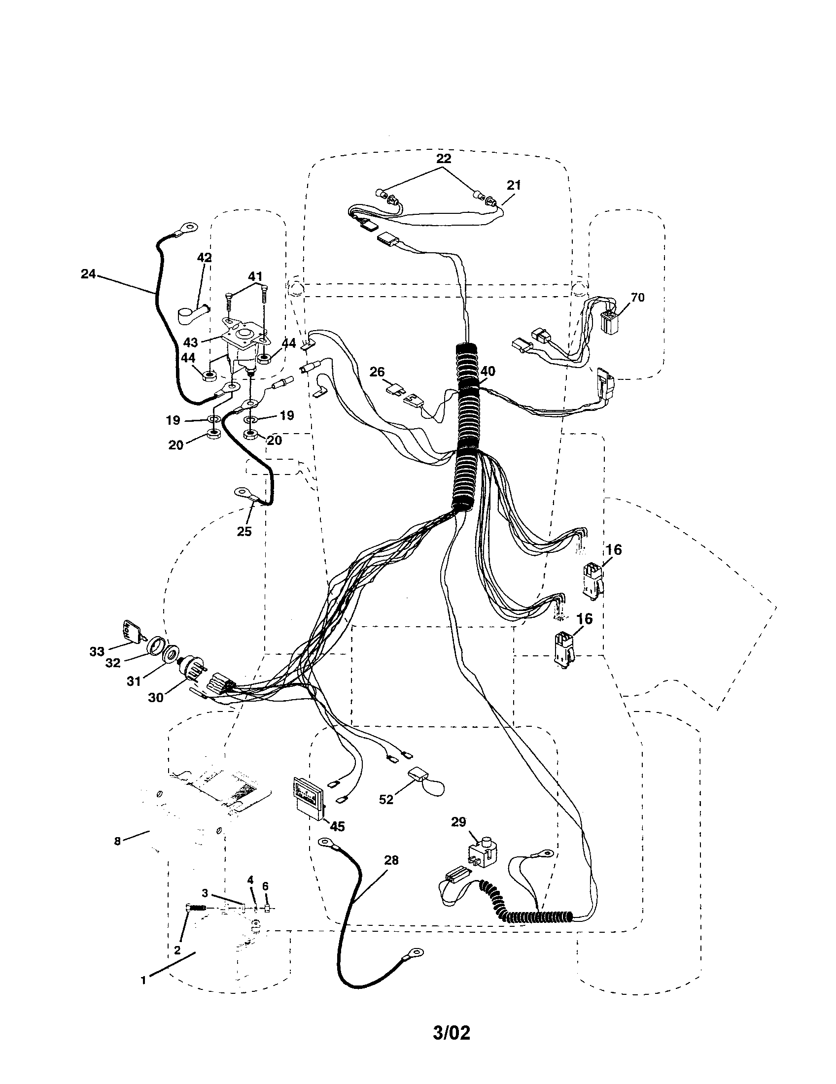 Yard Pro Y14542B electrical diagram