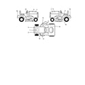 Yard Pro Y14542B decals diagram