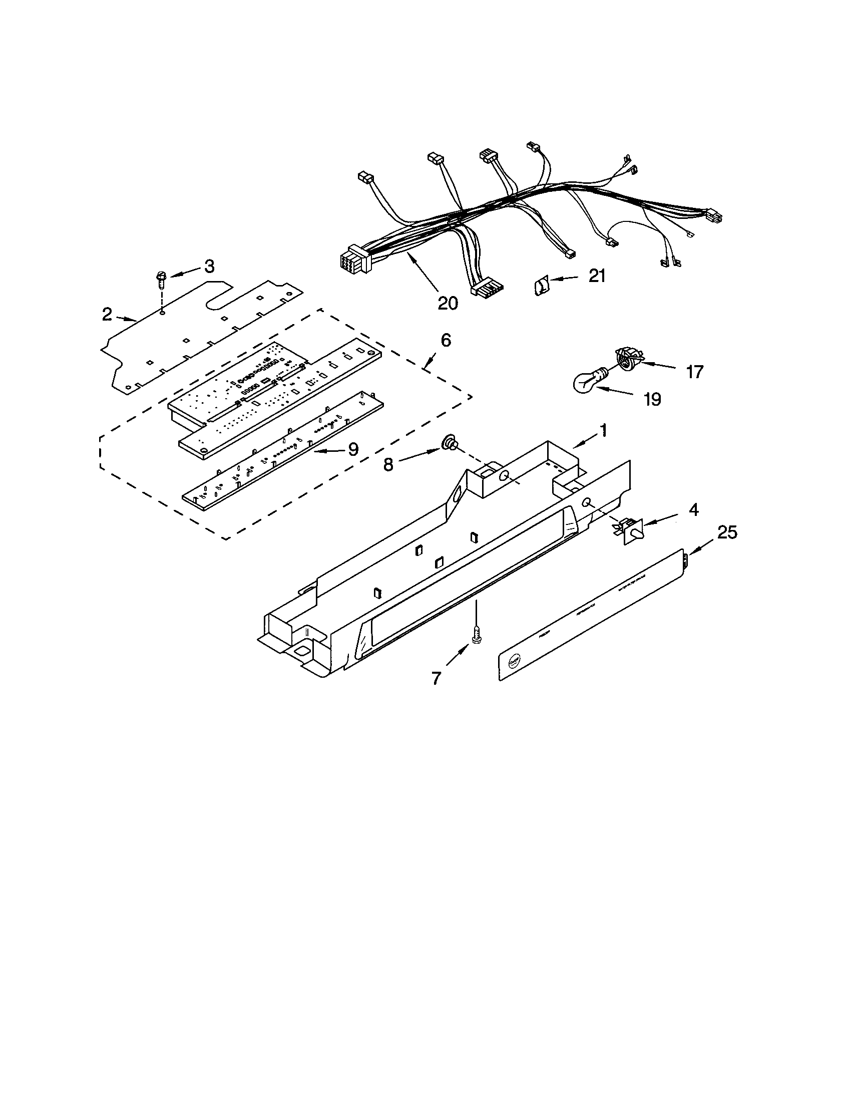 Kenmore 10653562201 control diagram