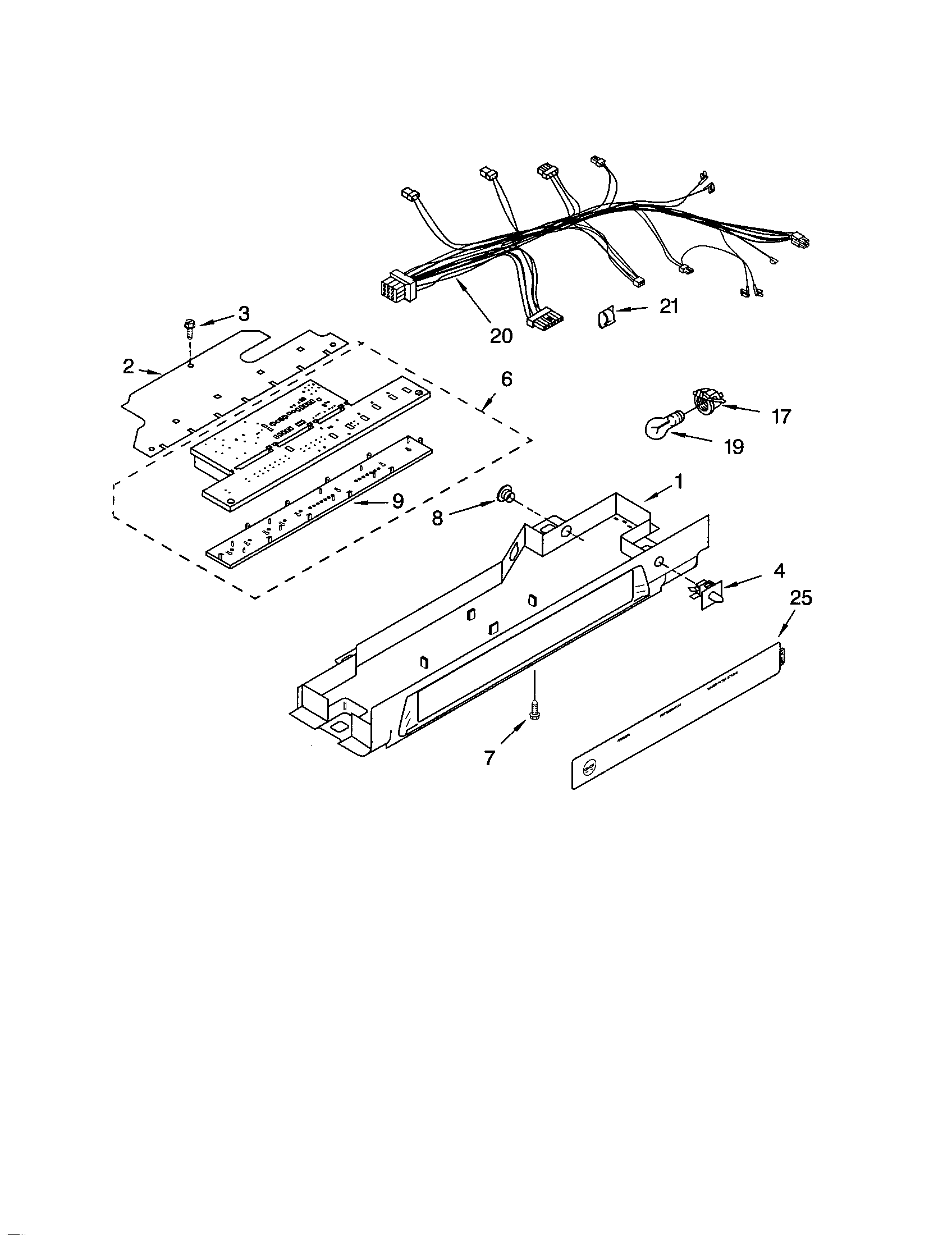 Kenmore 10653704201 control diagram