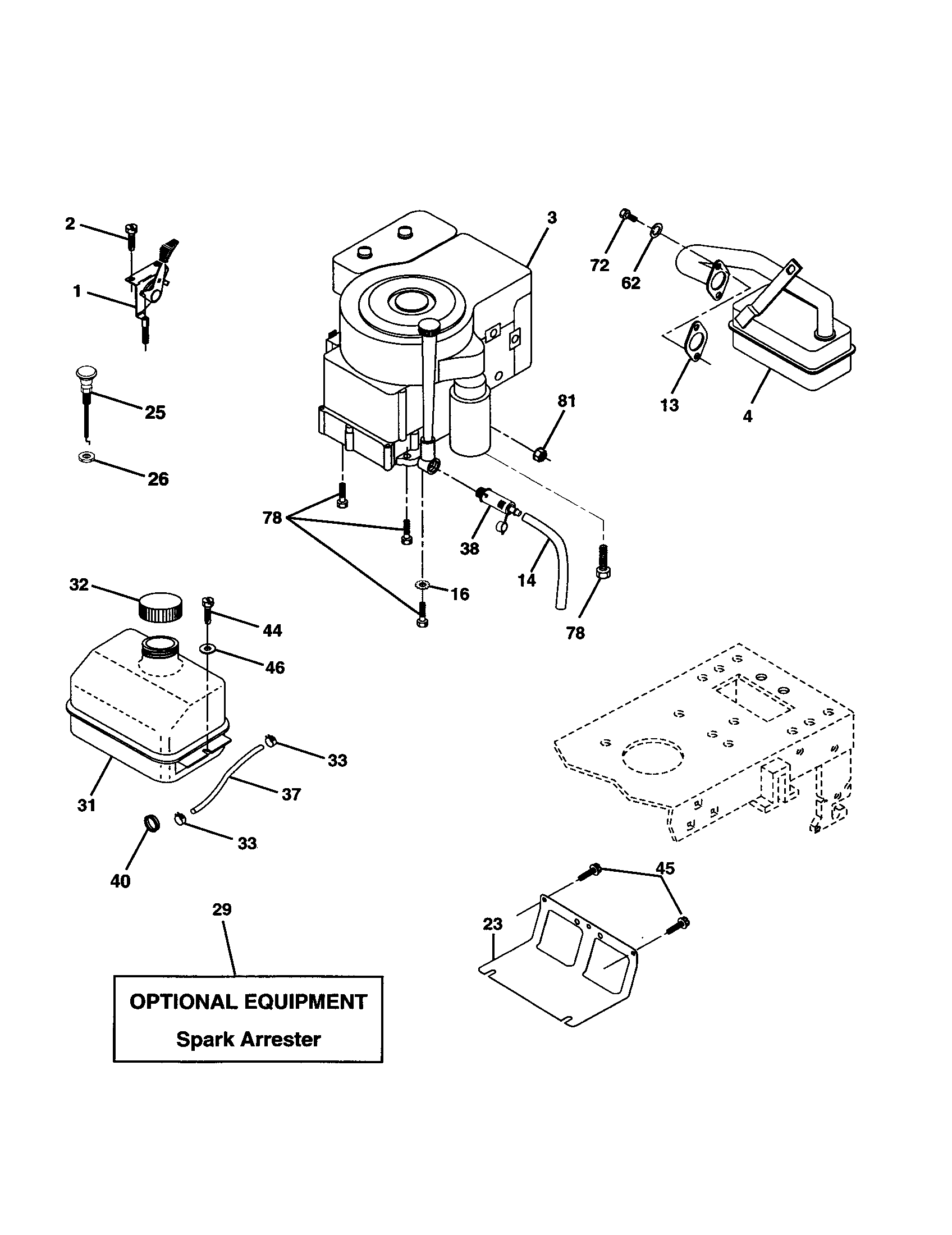 Craftsman 917277100 engine diagram