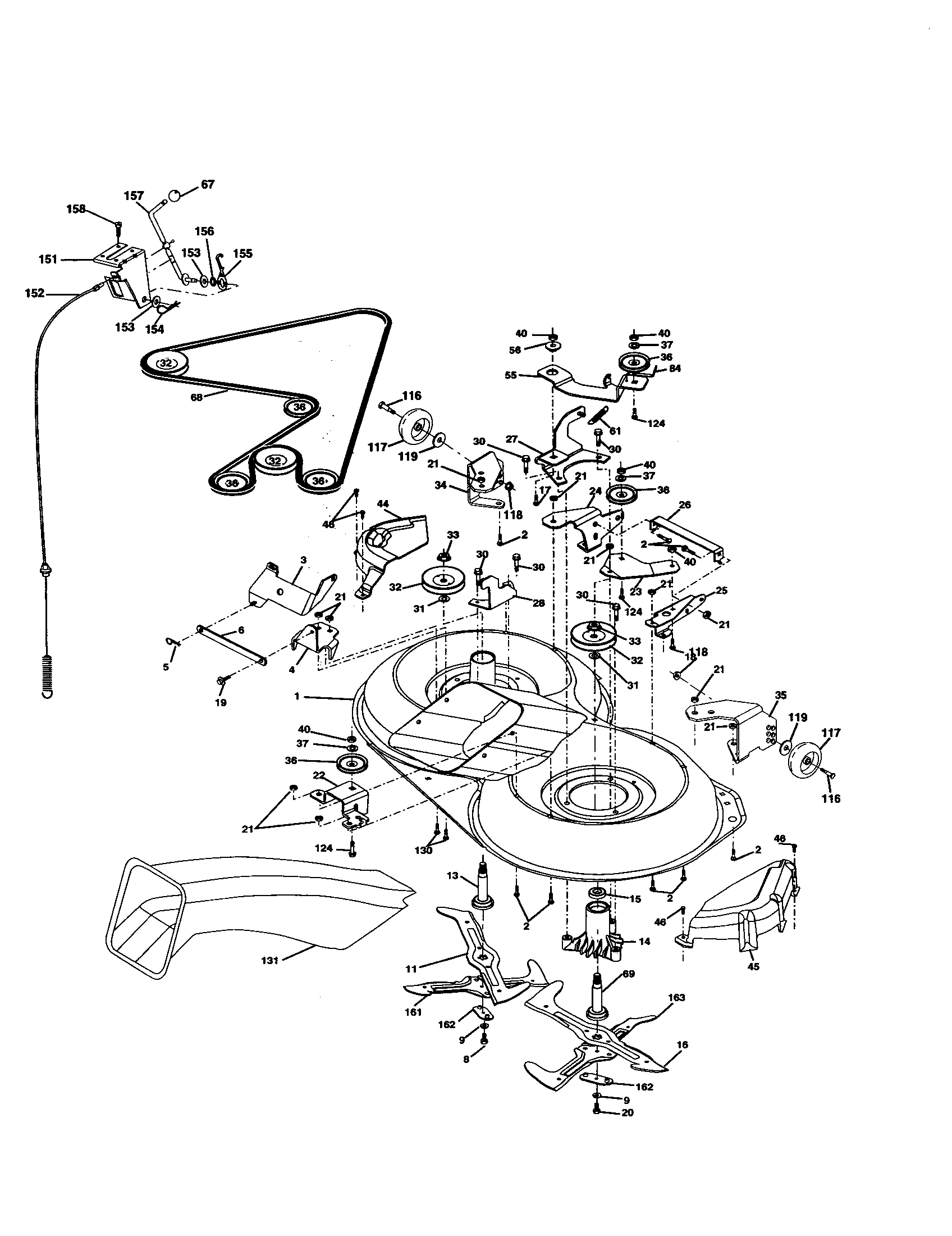 Craftsman 917277100 mower diagram