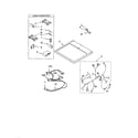 Kenmore 11072086101 dryer top diagram