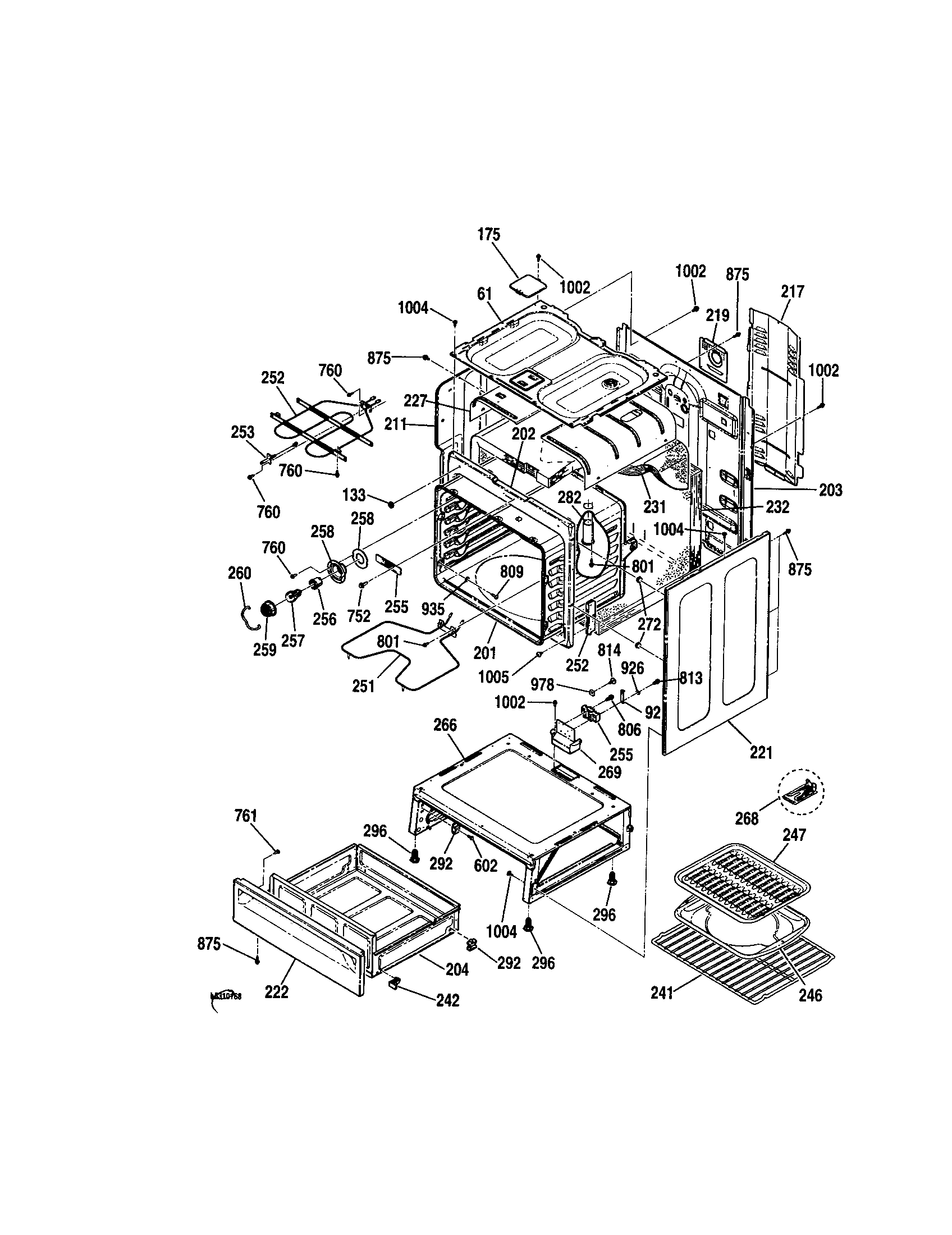 Kenmore 91193412000 body diagram