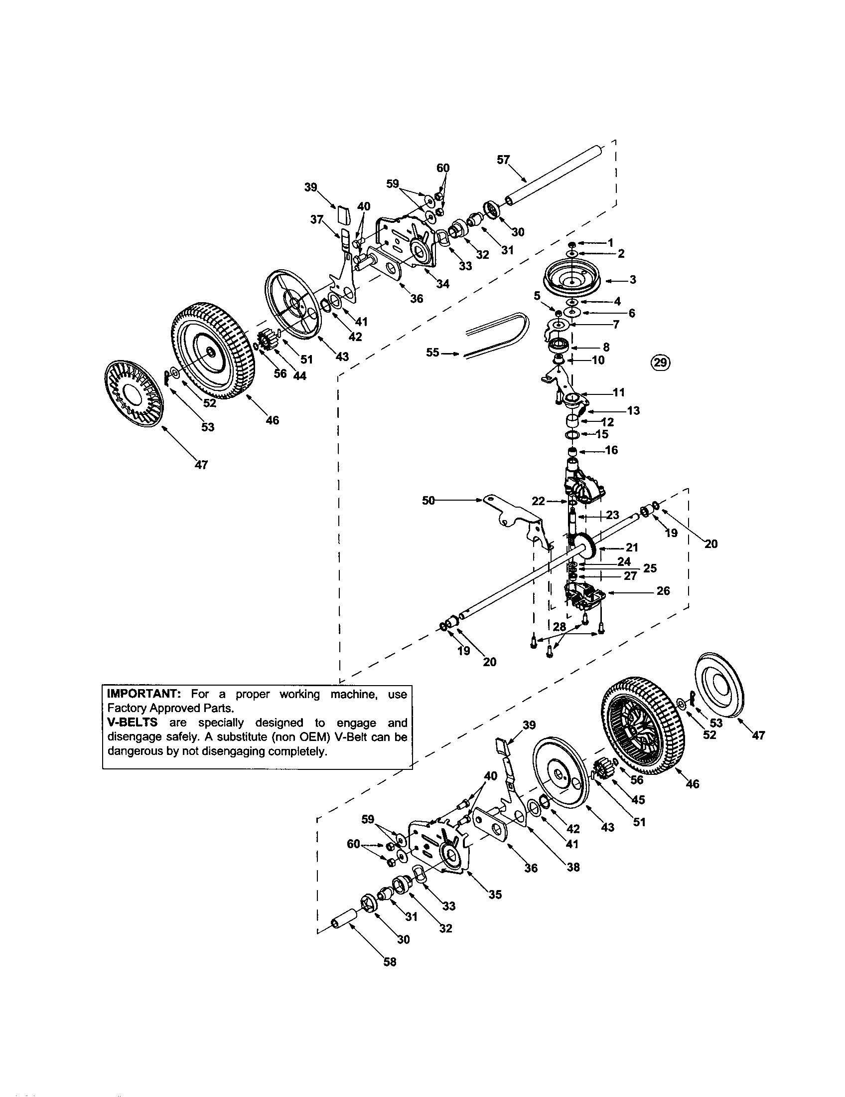 MTD 12A-449T402 idler/wheel diagram