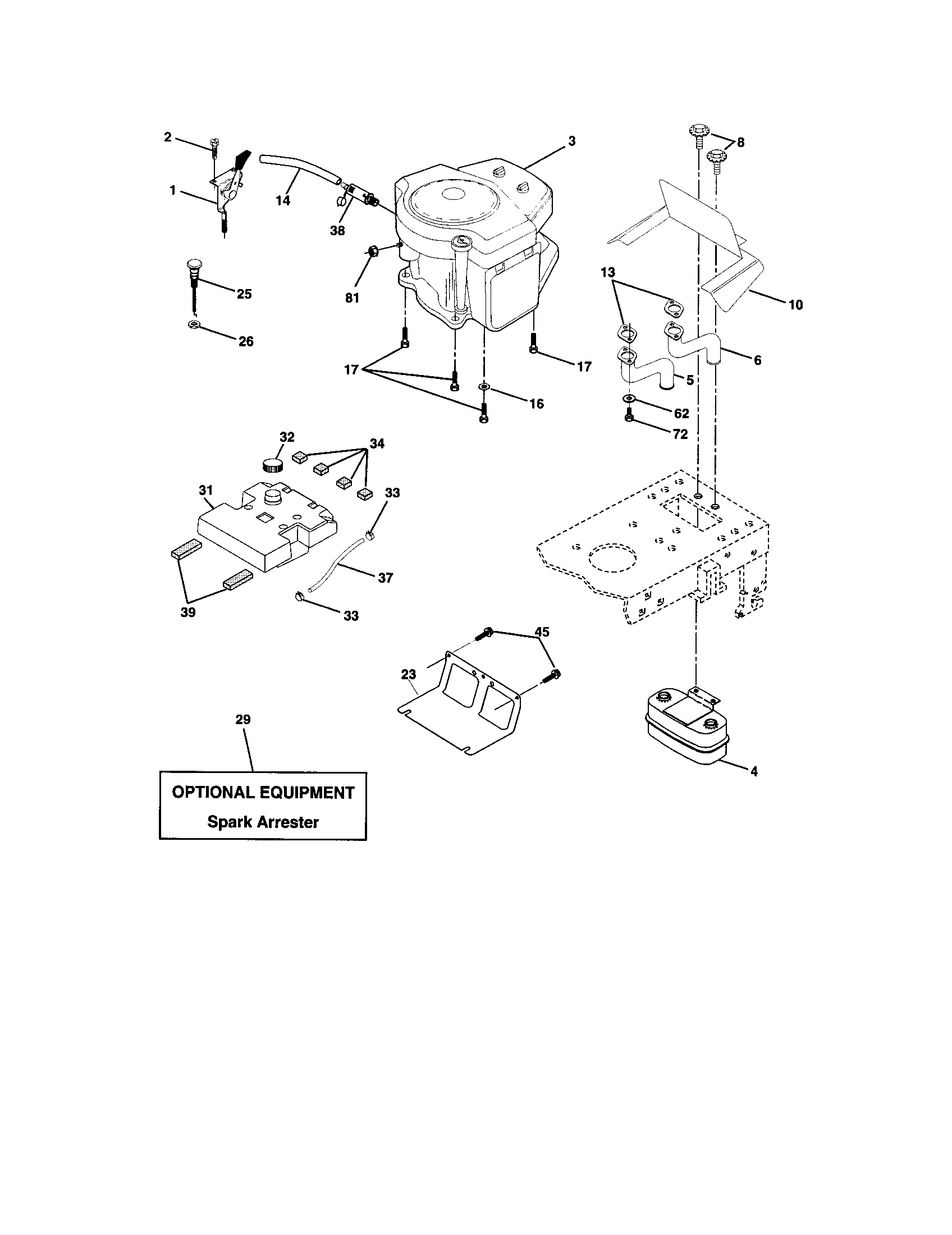 Craftsman 917271910 engine diagram