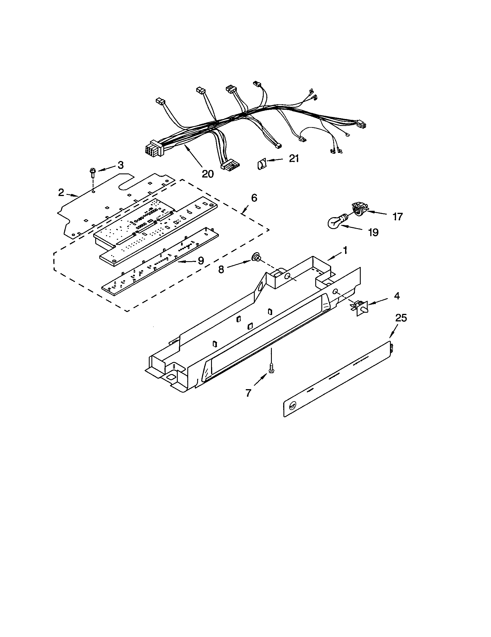 Kenmore 10653693201 control diagram