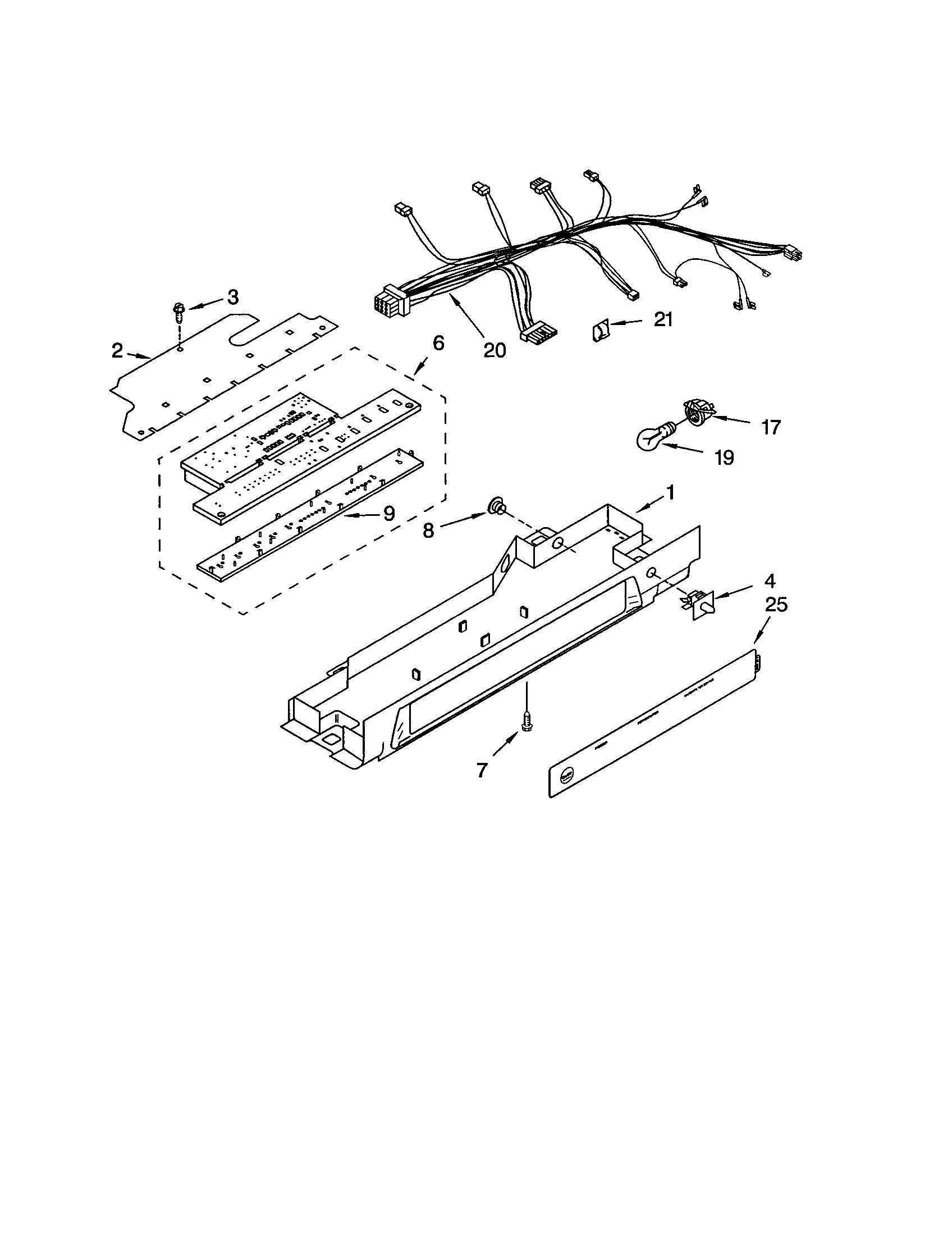 Kenmore 10653299201 control diagram
