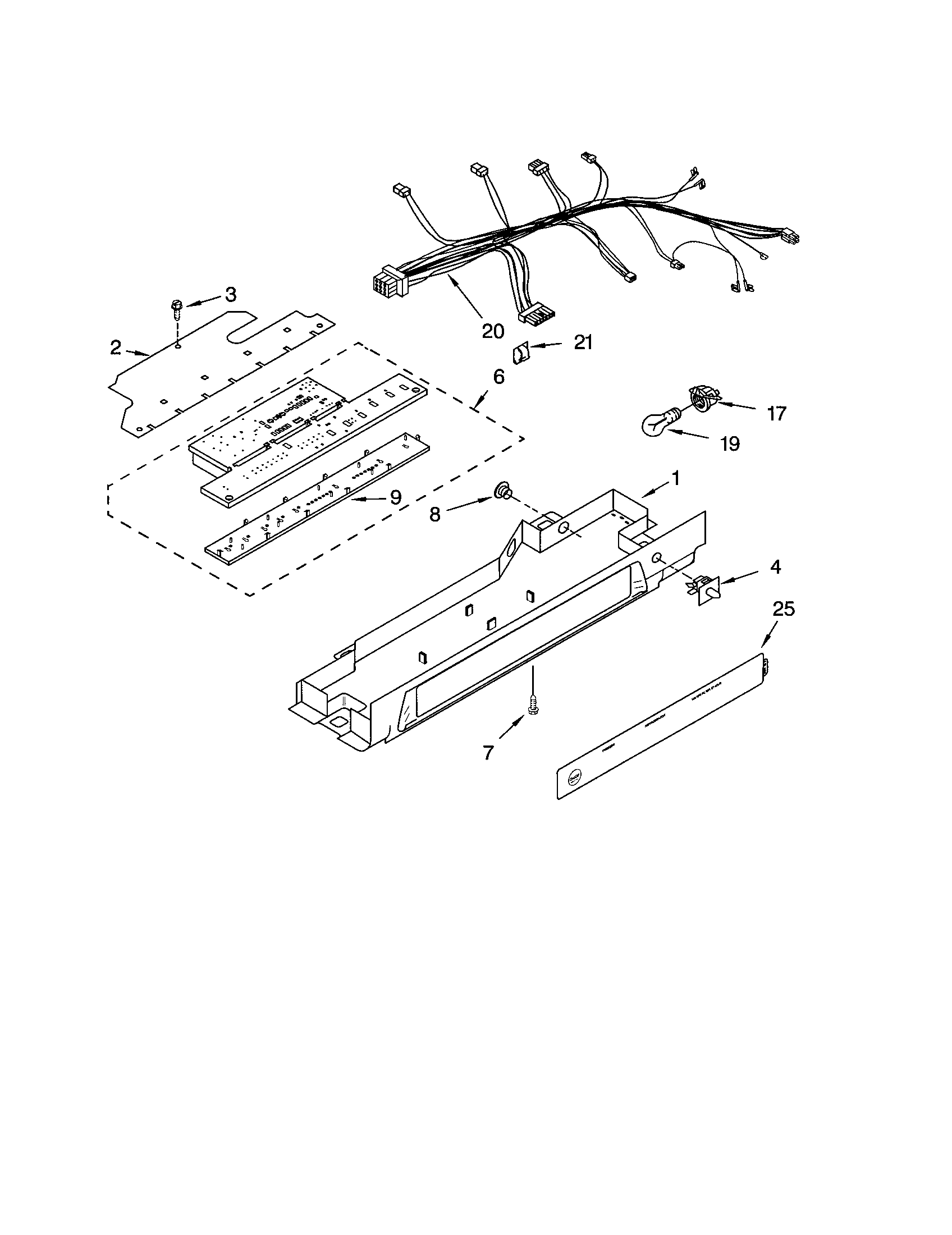 Kenmore 10653559201 control diagram