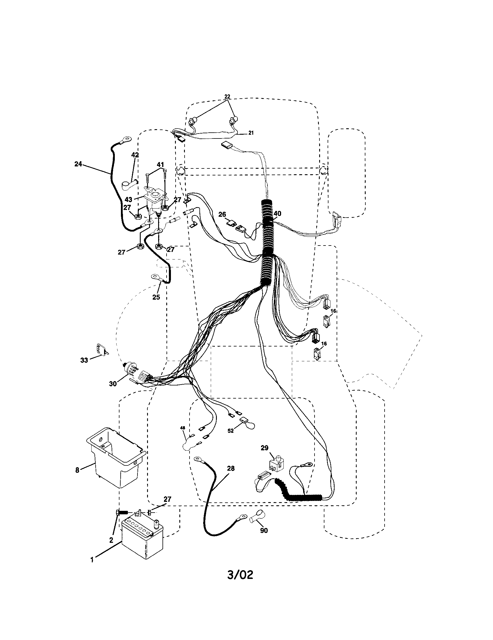 Poulan 271491 electrical diagram