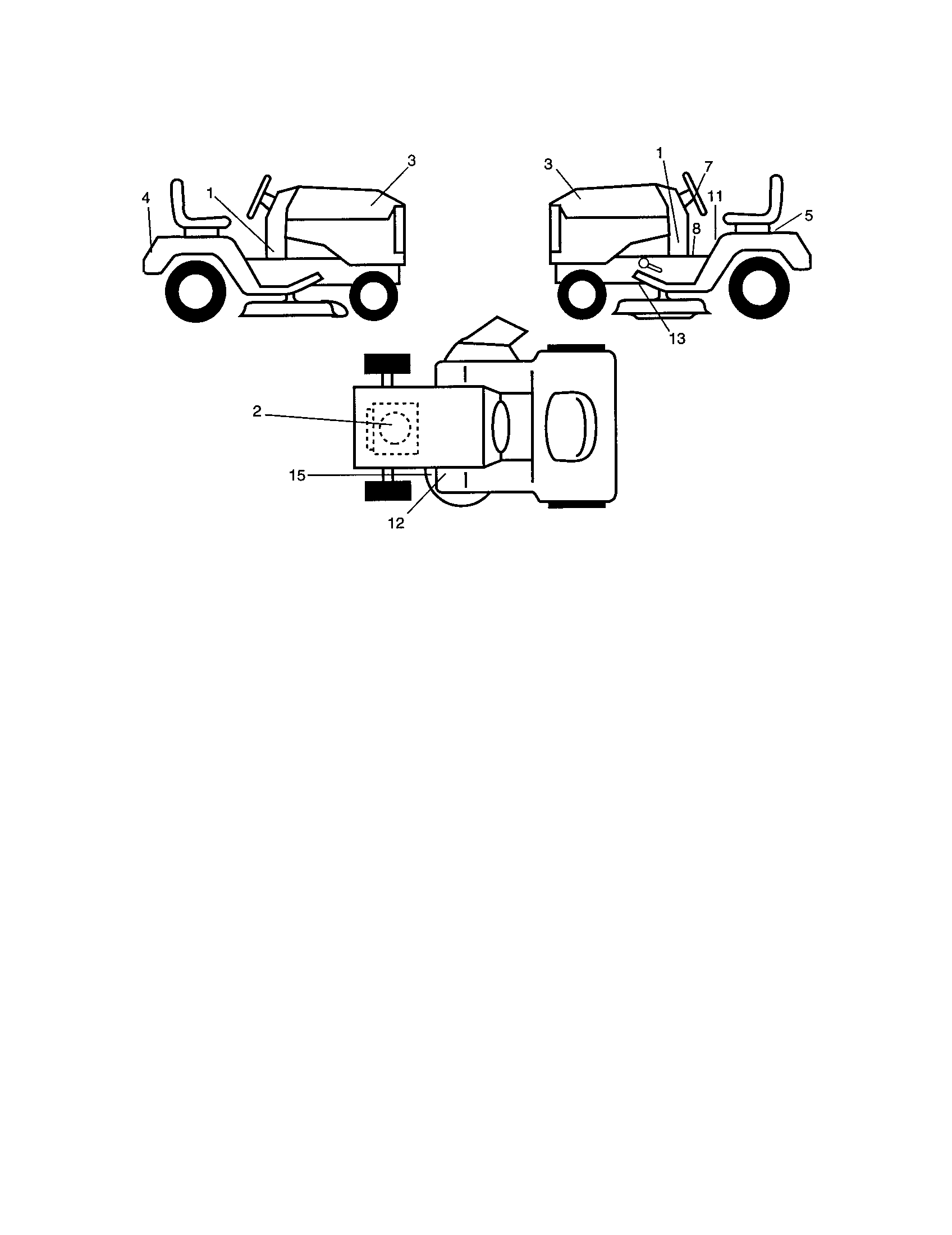 Poulan 271491 decals diagram