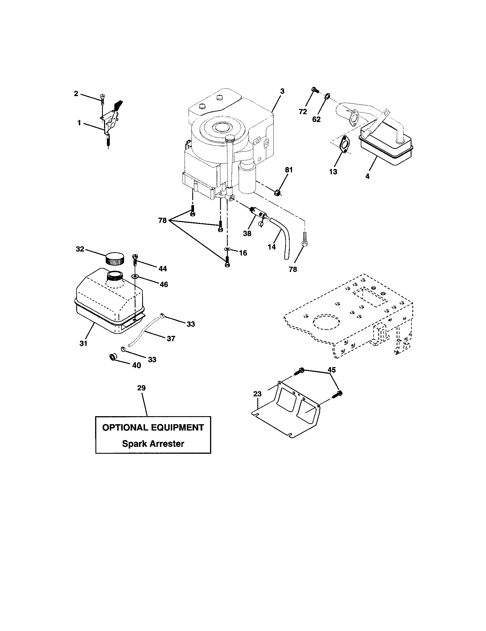 Craftsman 917258010 engine diagram