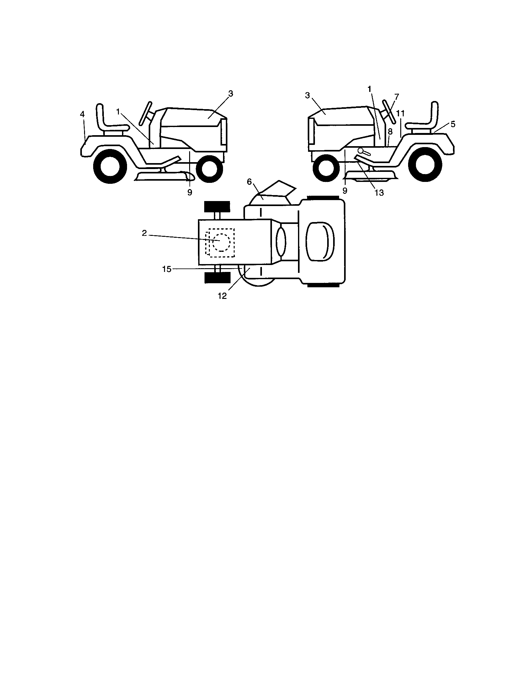 Craftsman 917258010 decals diagram