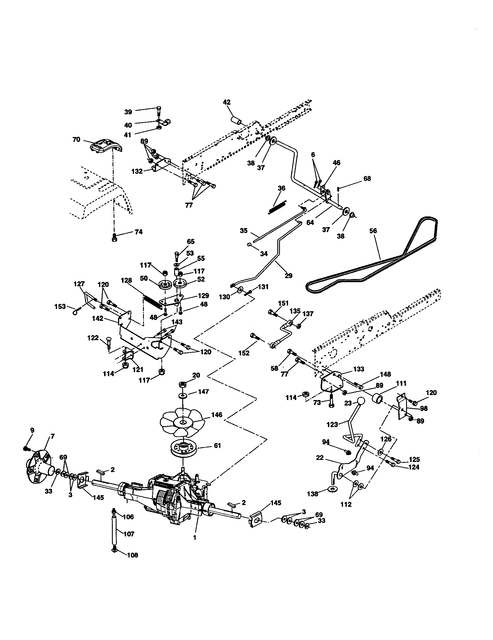Craftsman 917277090 drive diagram