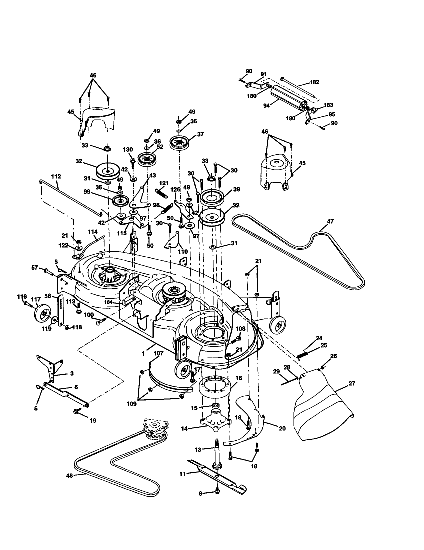 Craftsman 917277090 mower diagram