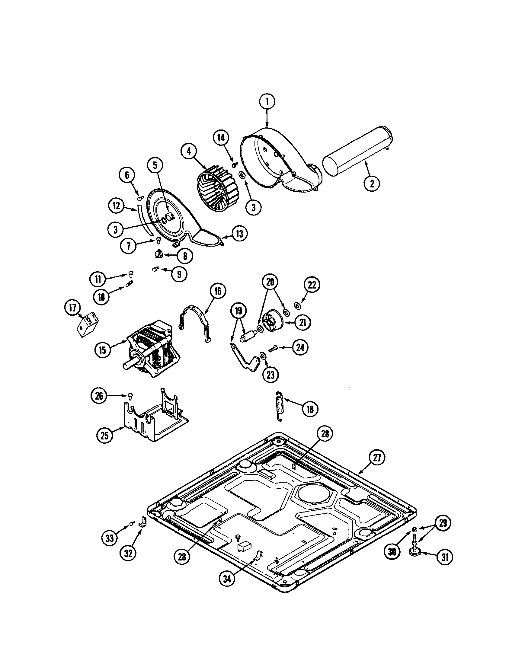 Maytag MDG9706AWA motor drive diagram
