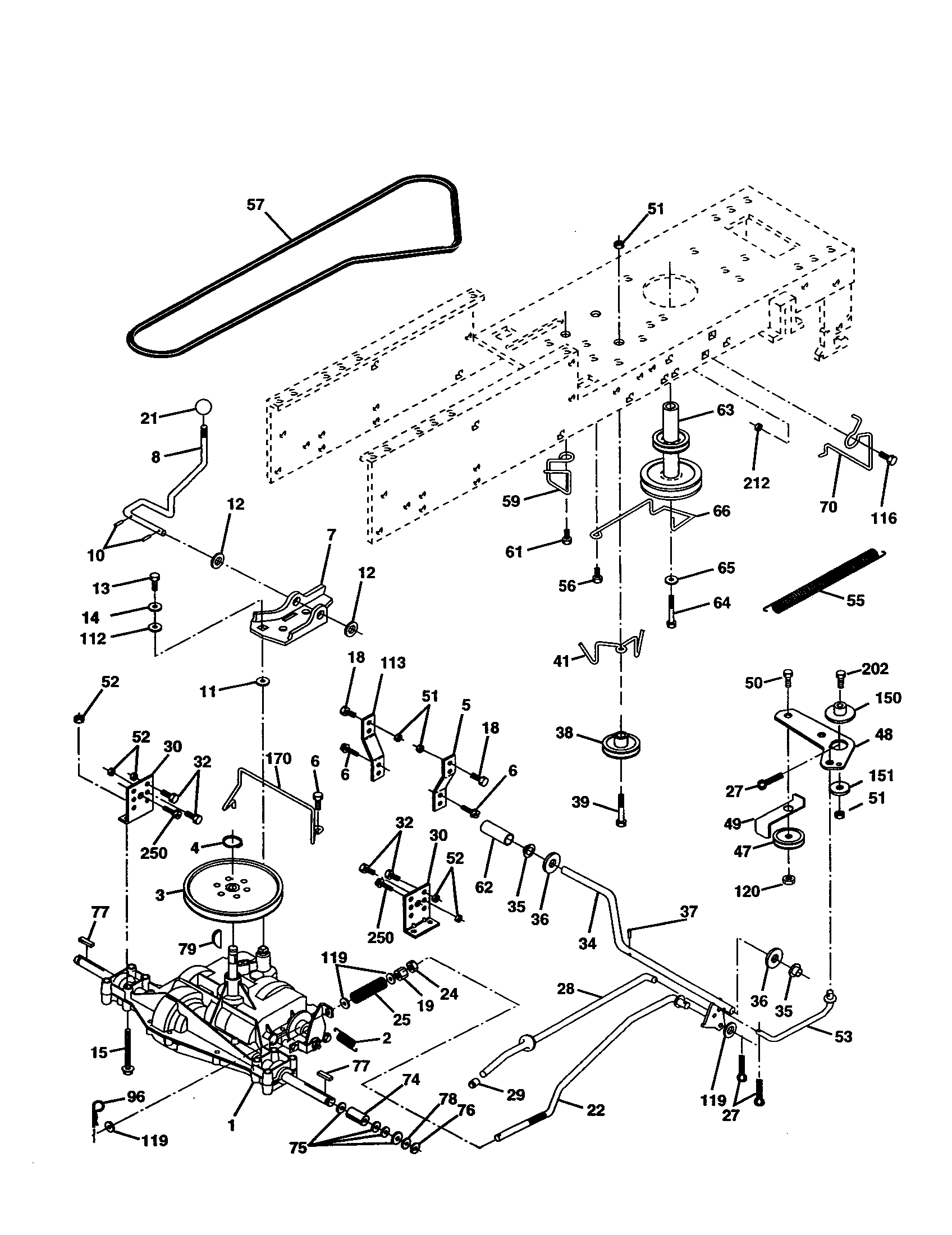 Craftsman 917277021 drive diagram