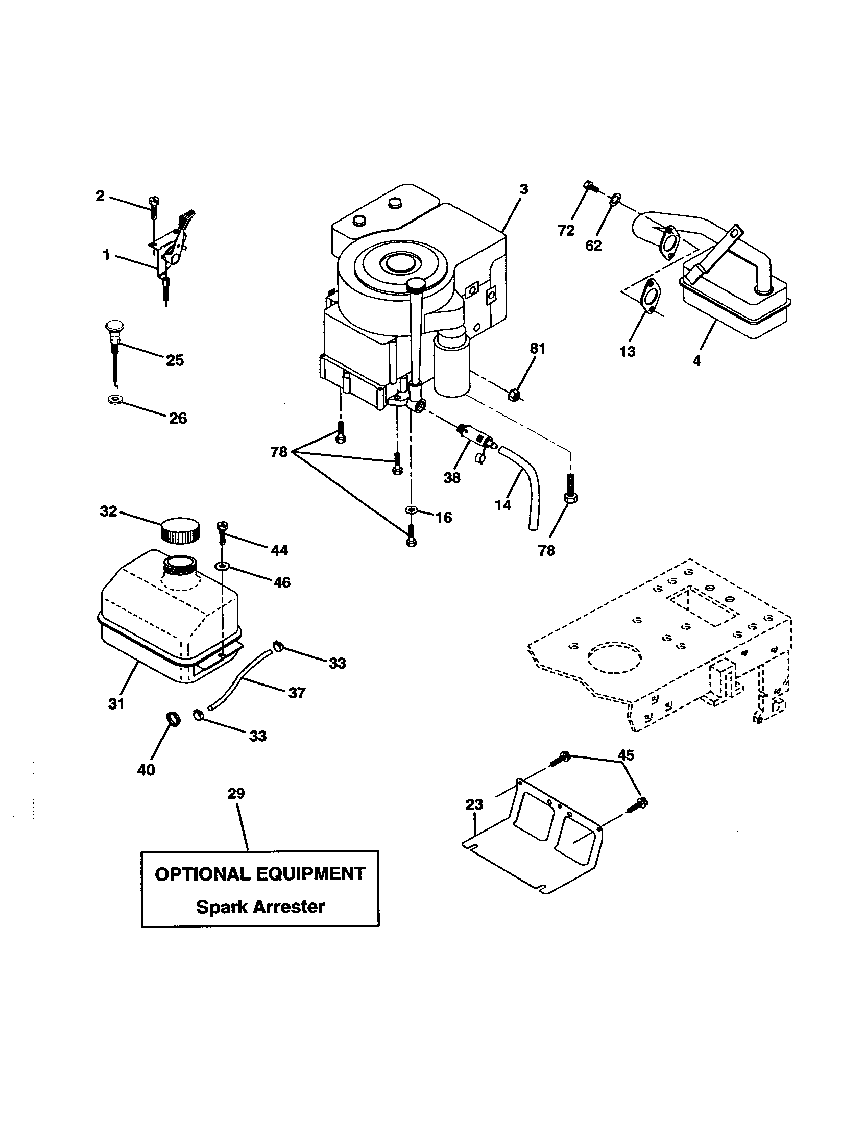 Craftsman 917277021 engine diagram
