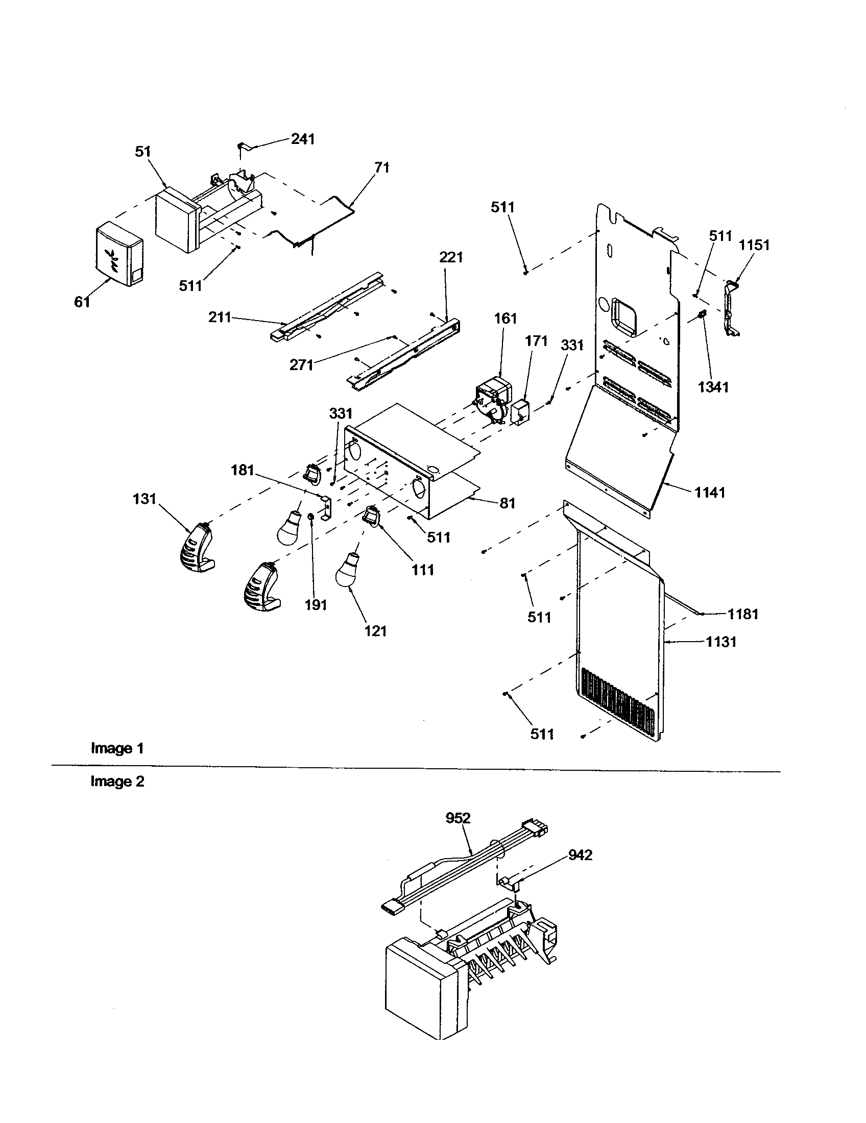 Amana DRS2663BB-PDRS2663BB0 fz. lighting and auger diagram