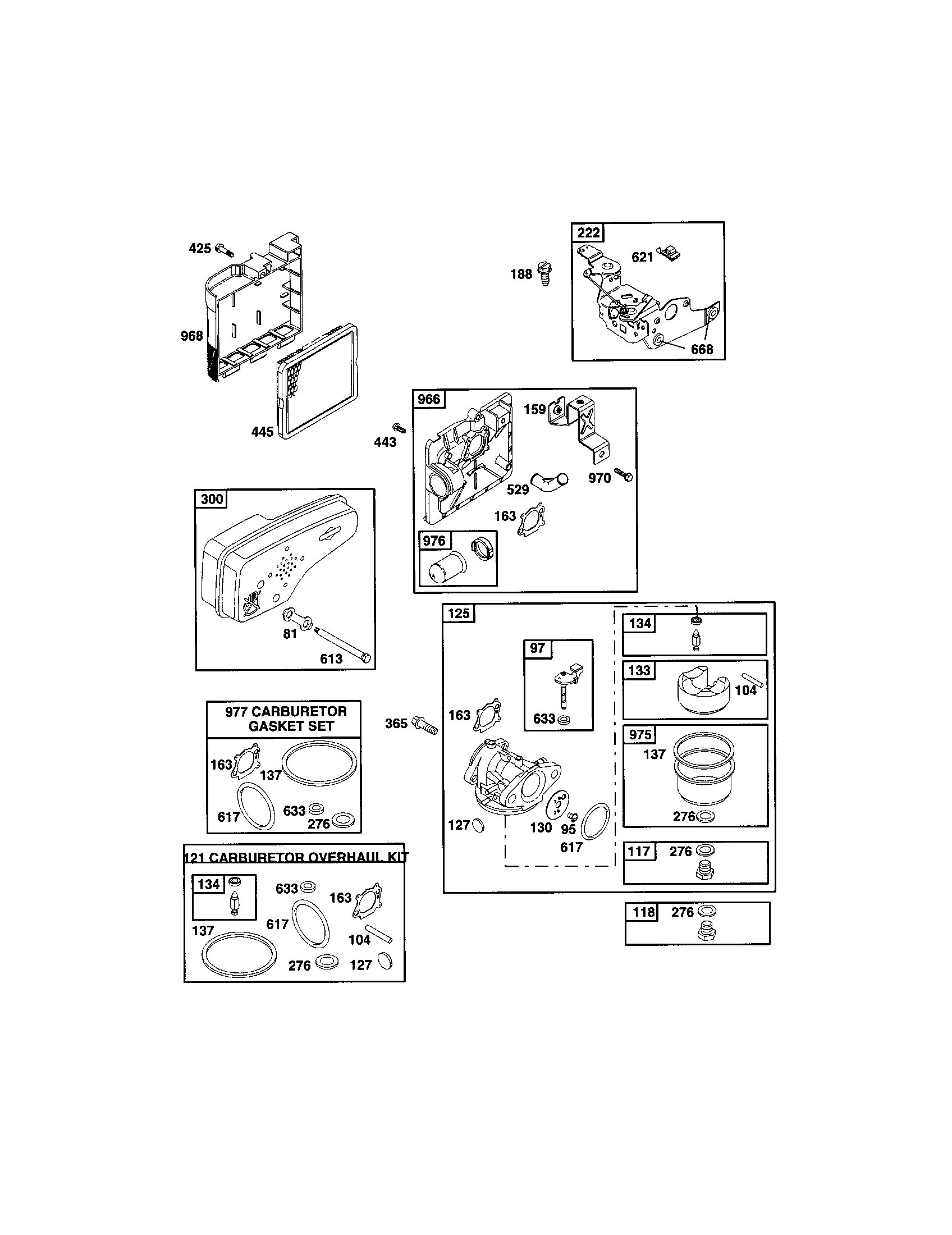 Poulan PR65Y21MA carburetor/muffler diagram