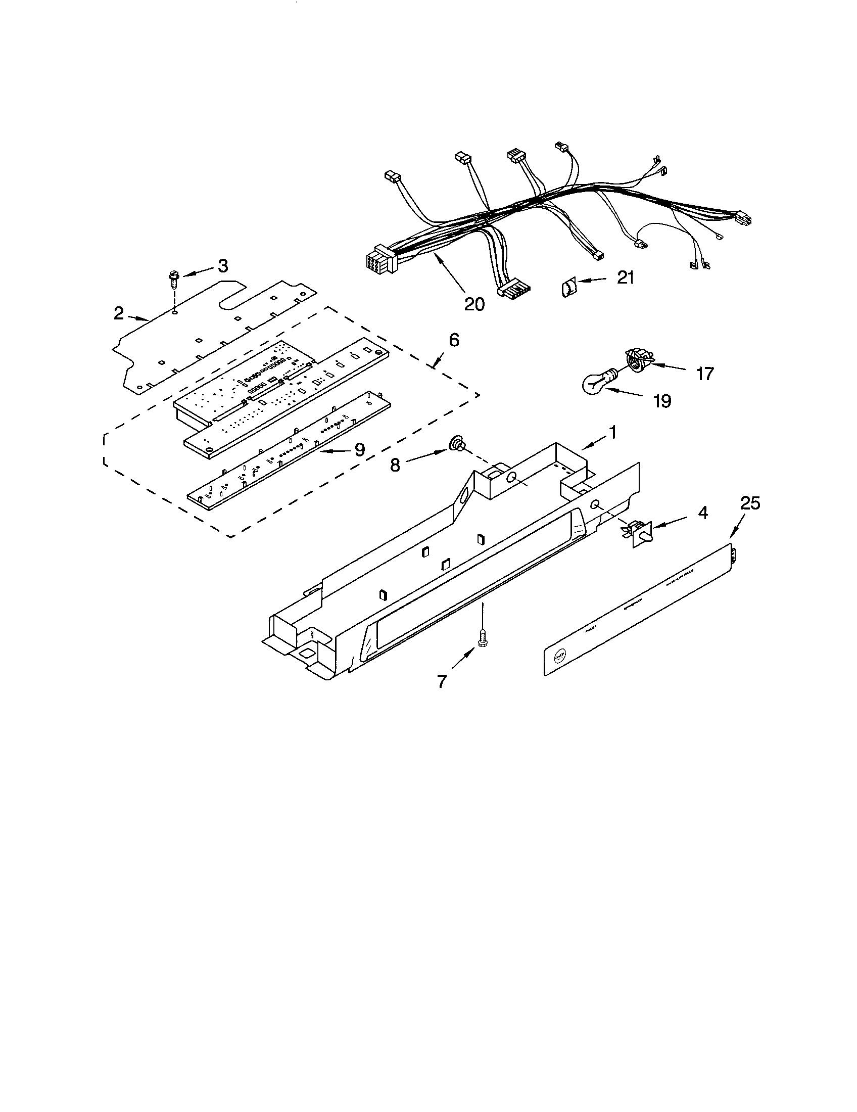 Kenmore 10653762200 control diagram