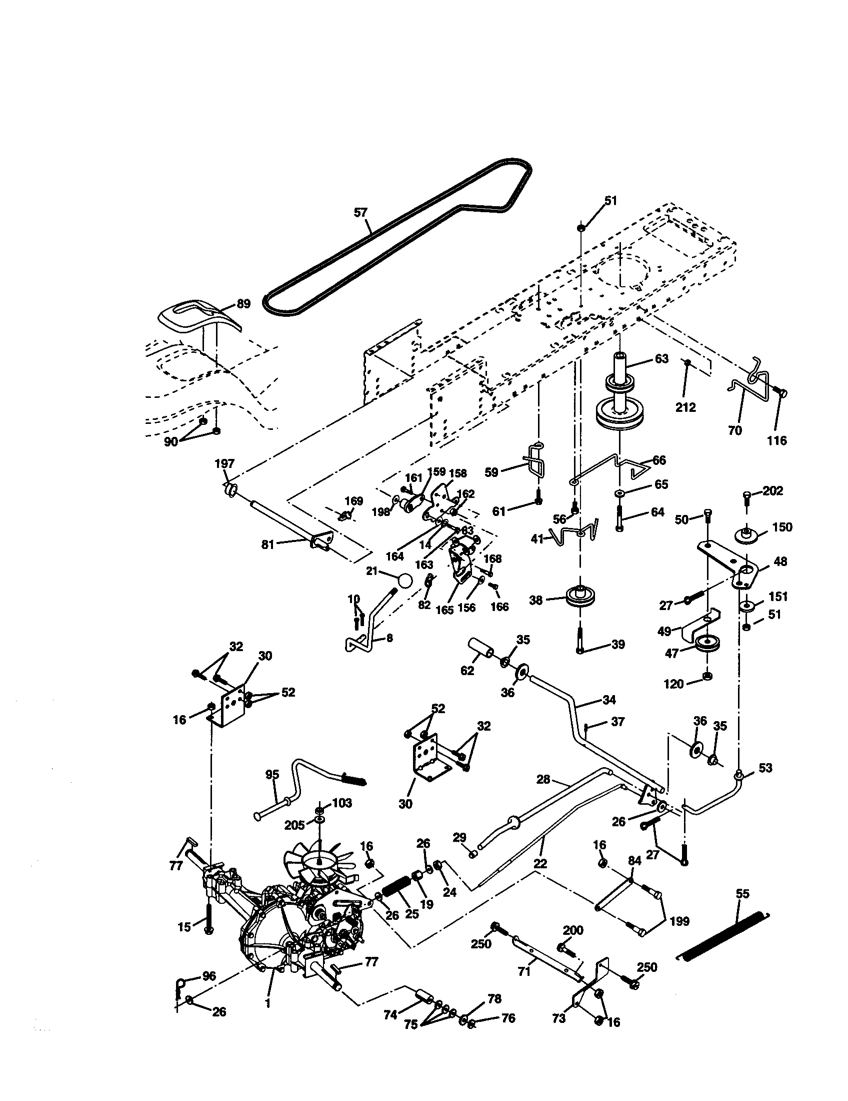 Craftsman 917277041 ground drive diagram