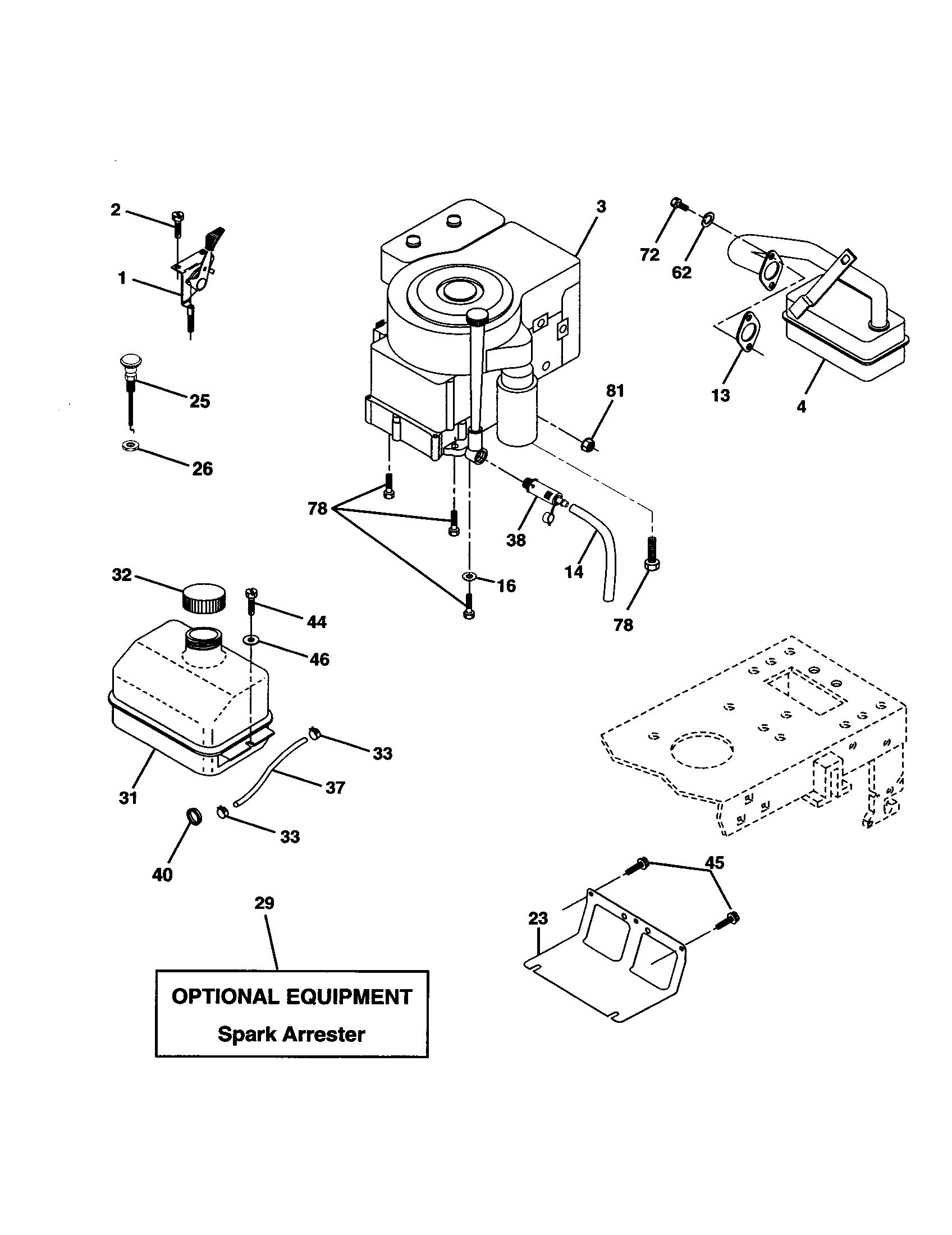 Craftsman 917277041 engine diagram
