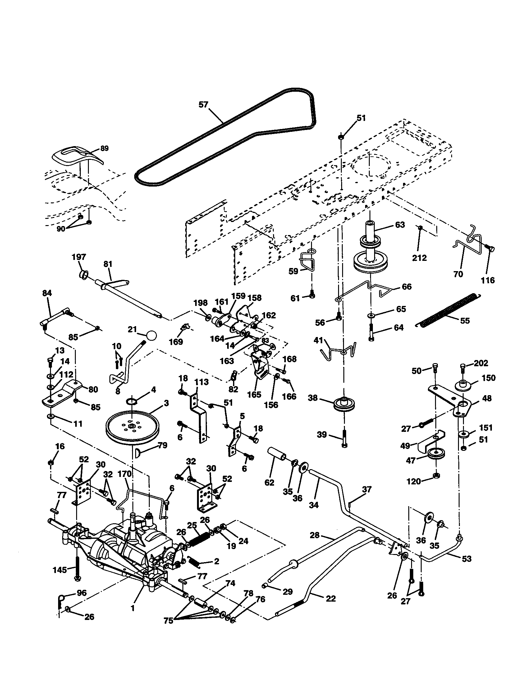 Craftsman 917277061 drive diagram