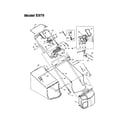 MTD 970-979 upper control housing/handle/bag diagram