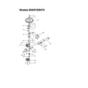 MTD 970-979 gear/pulley/upper housing diagram