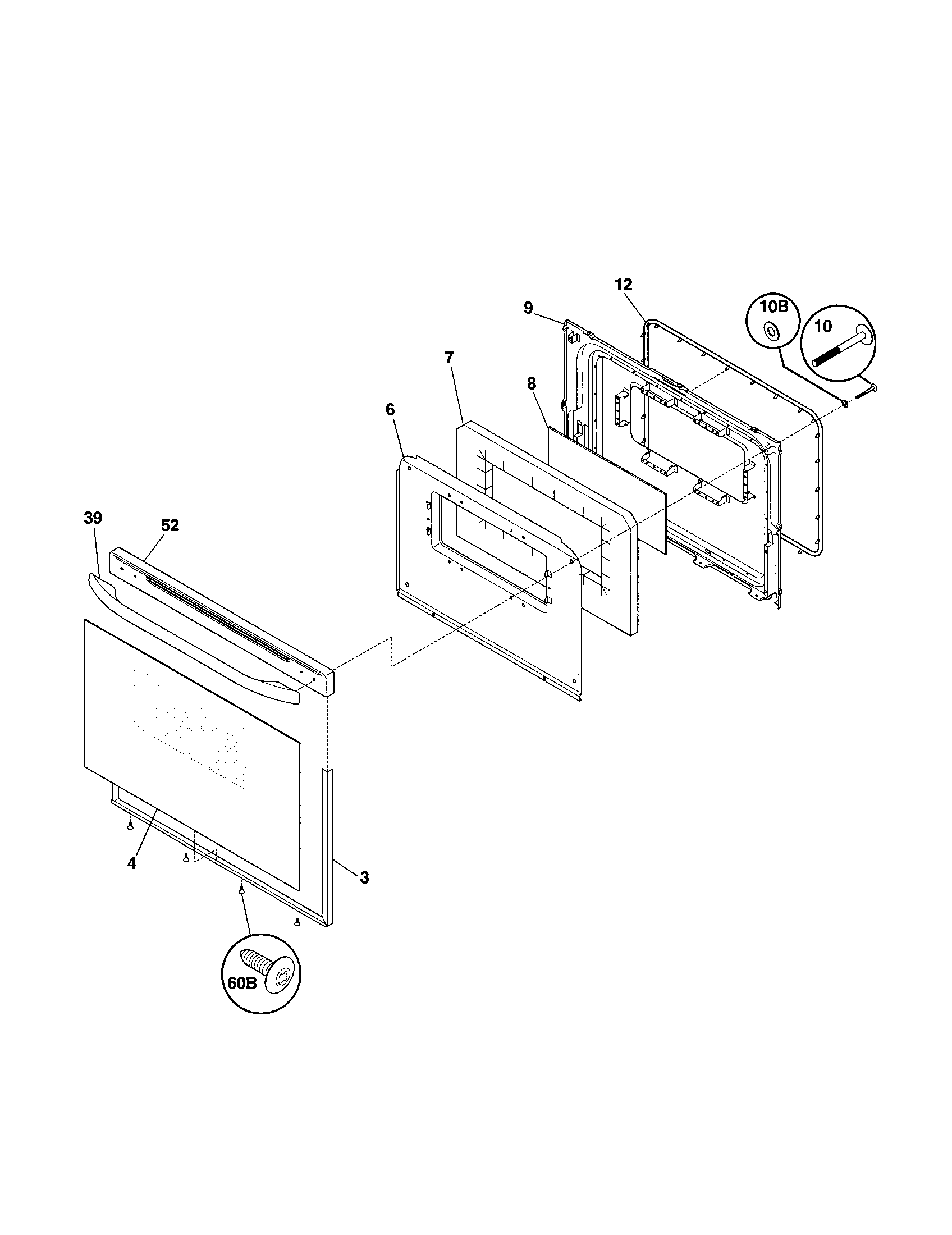Kenmore 79061752102 door diagram