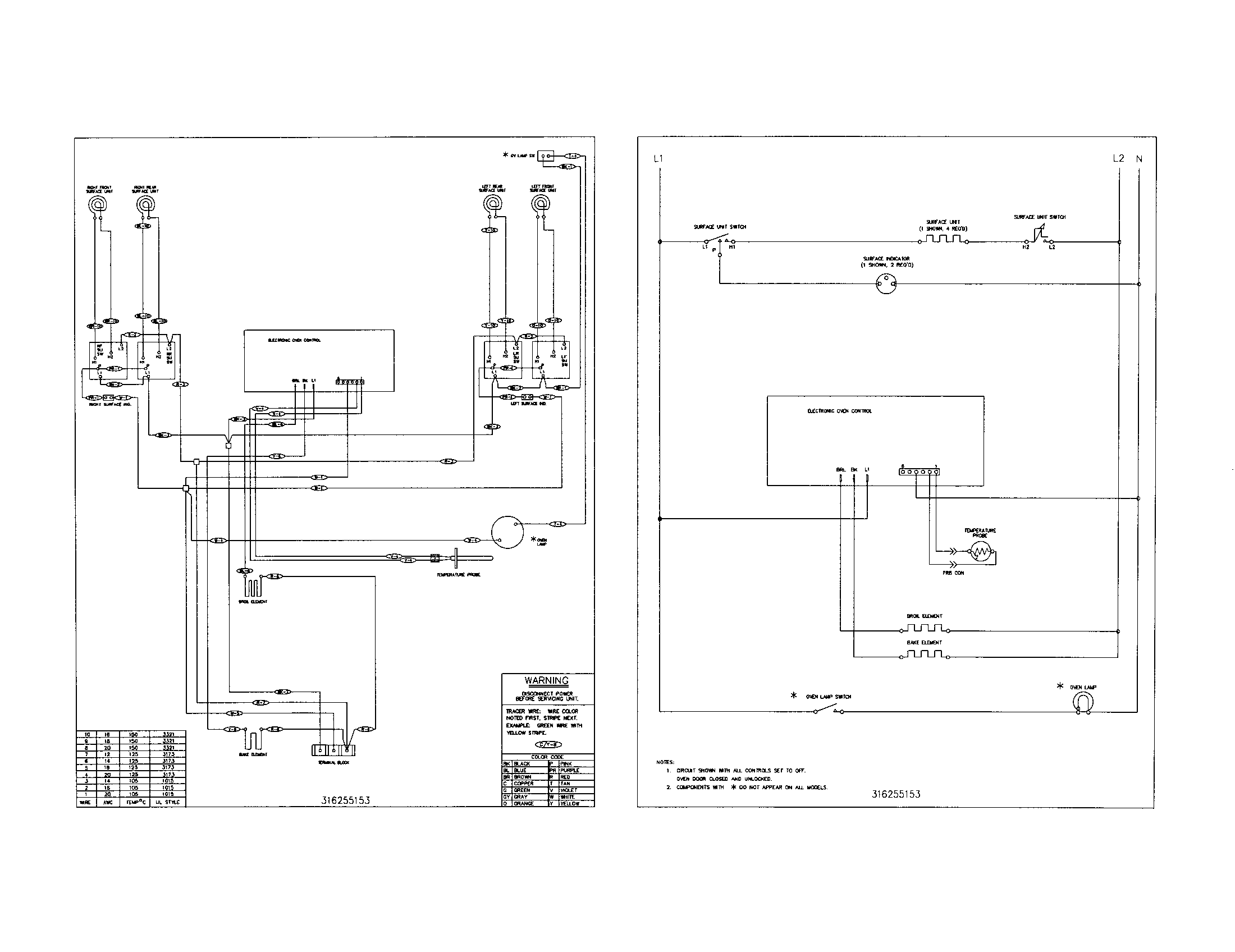 Kenmore 79061752102 wiring schematic diagram