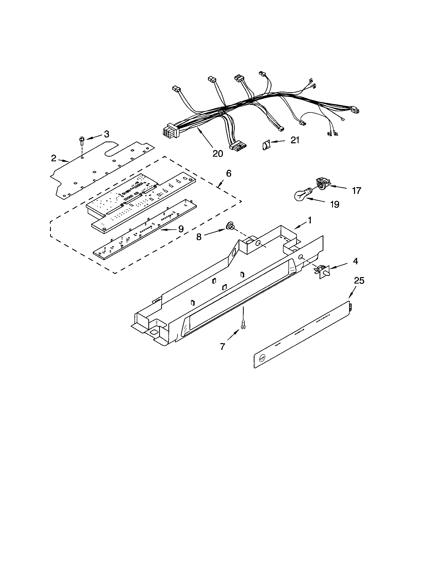 Kenmore 10653793201 control diagram