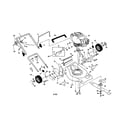 Craftsman 917378771 engine/handle/housing diagram