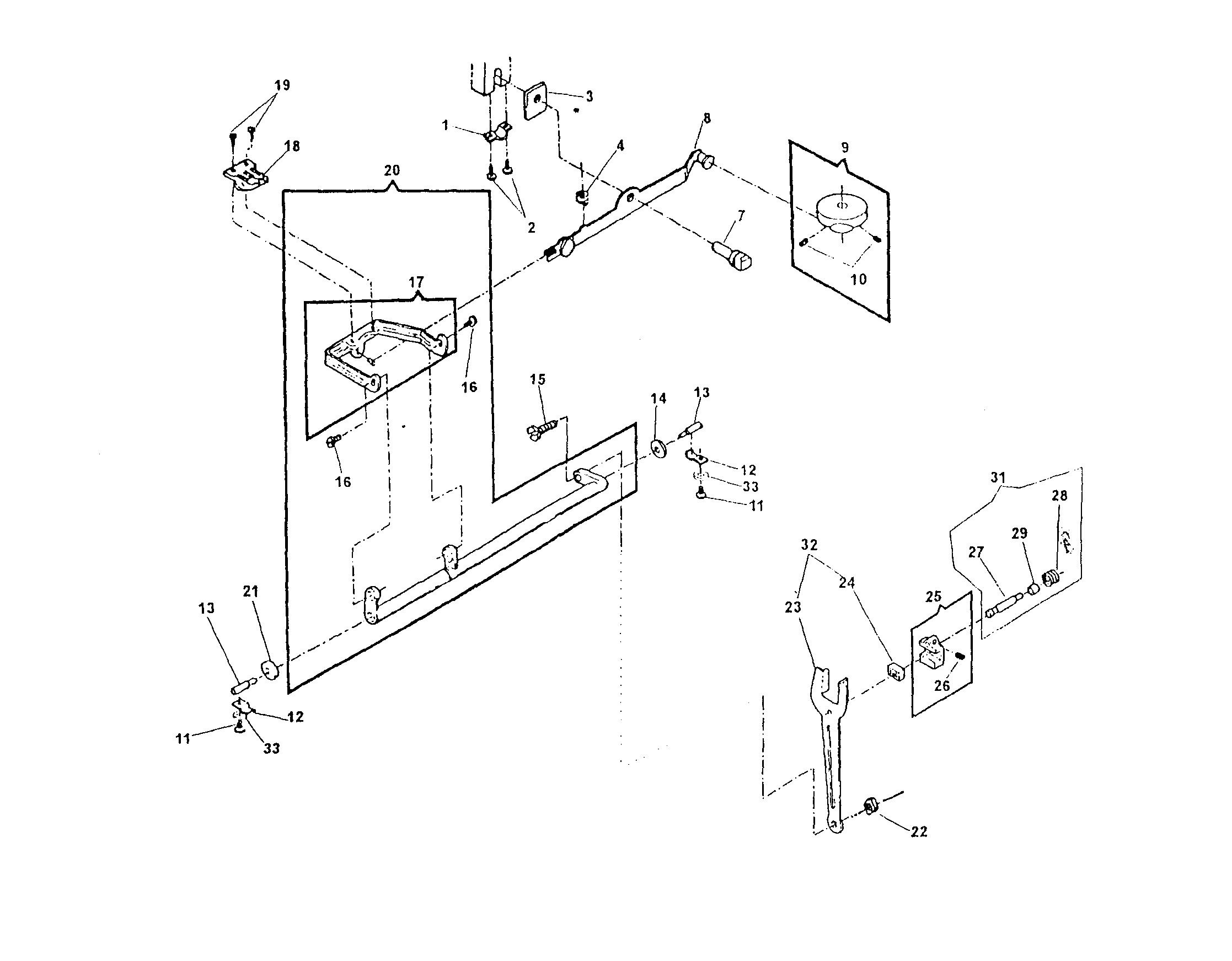 Singer 9832 feed system diagram