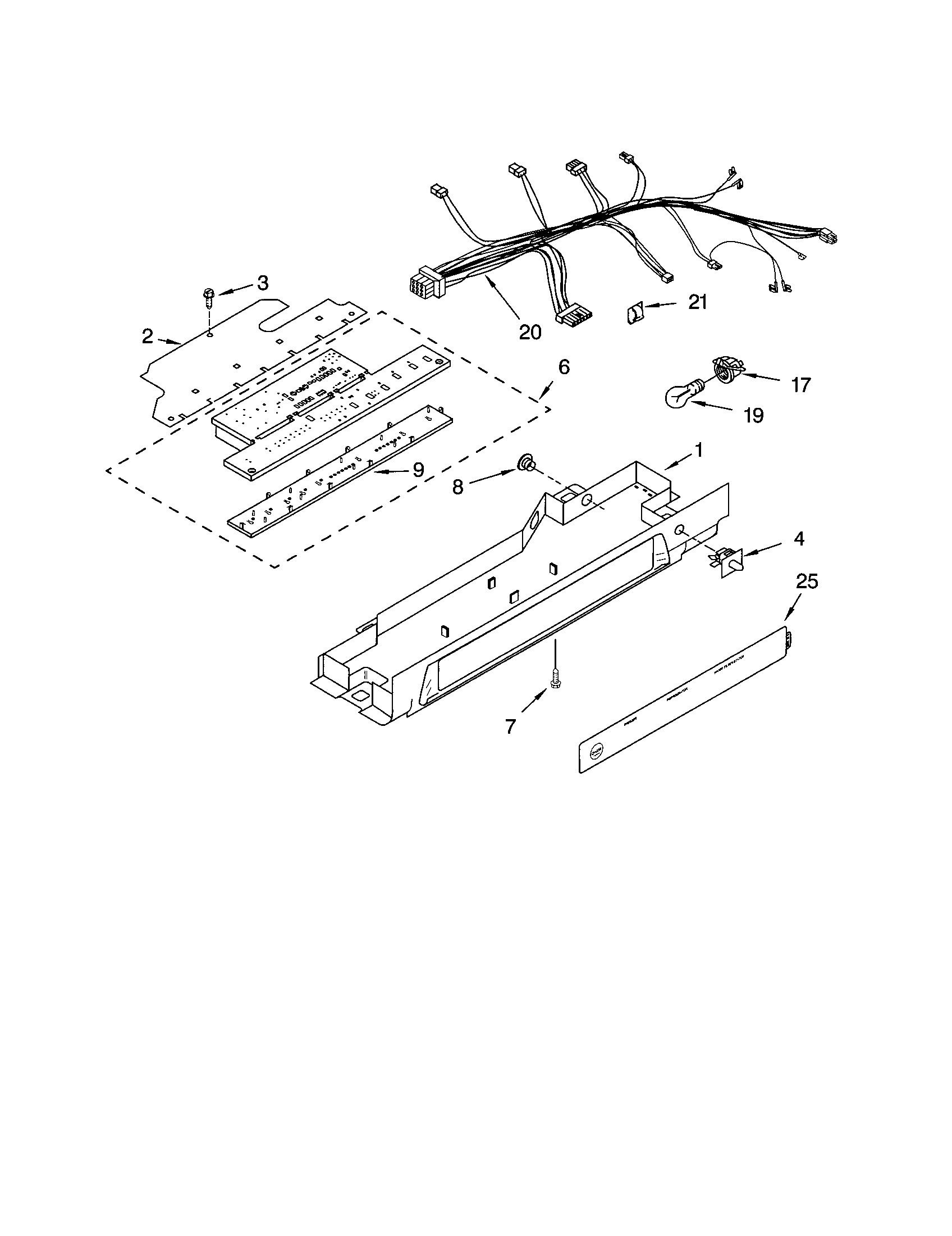 Kenmore 10652609101 control diagram