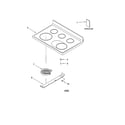 Kenmore 66595823004 cooktop diagram