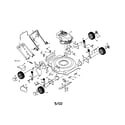 Craftsman 917387613 engine/handle/housing diagram