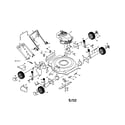Craftsman 917387612 engine/handle/housing diagram