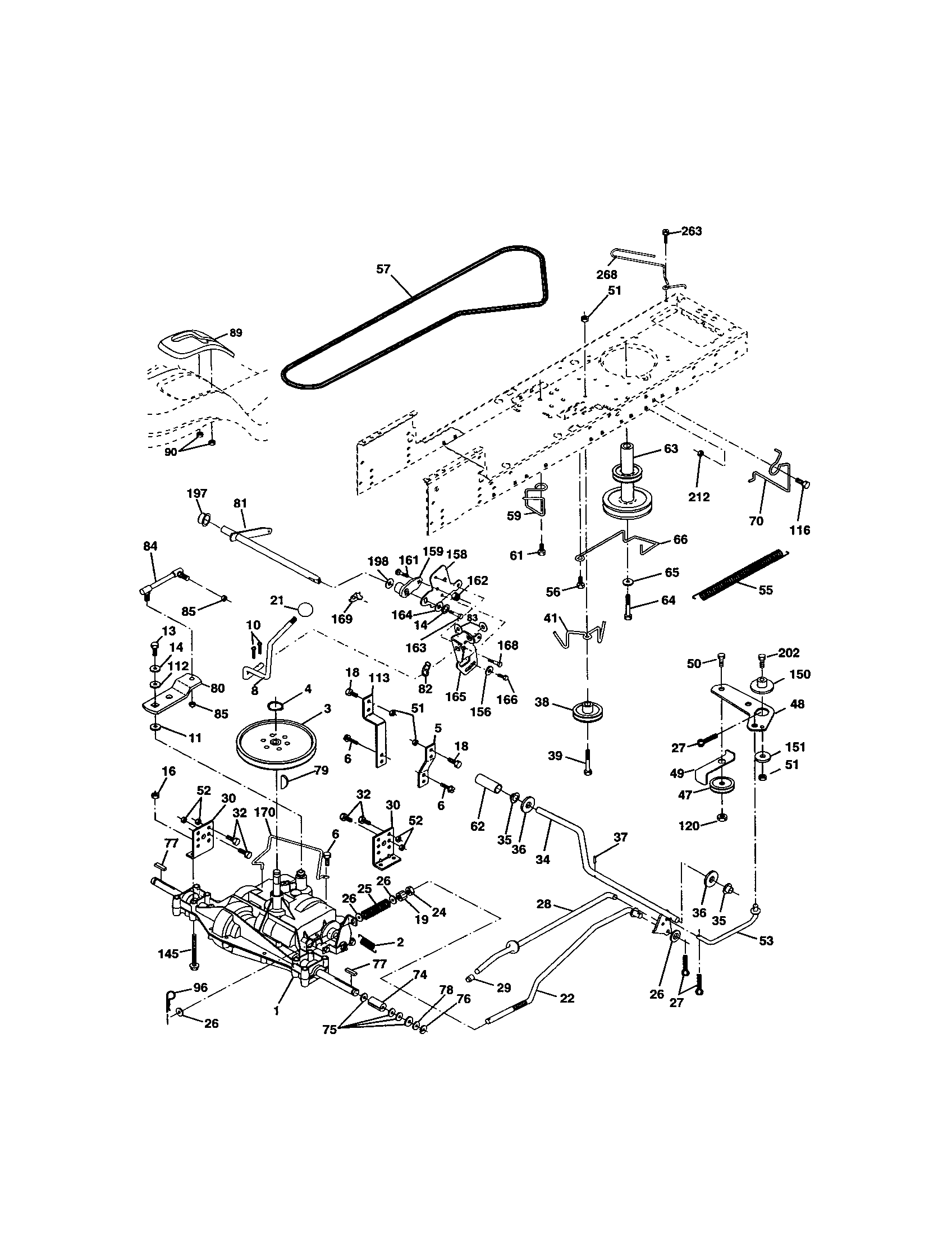 Craftsman 917272453 ground drive diagram