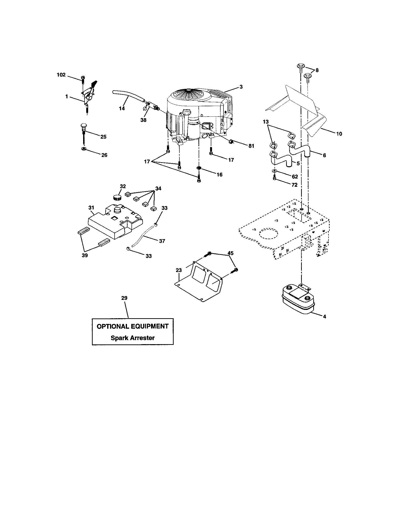 Craftsman 917272453 engine diagram