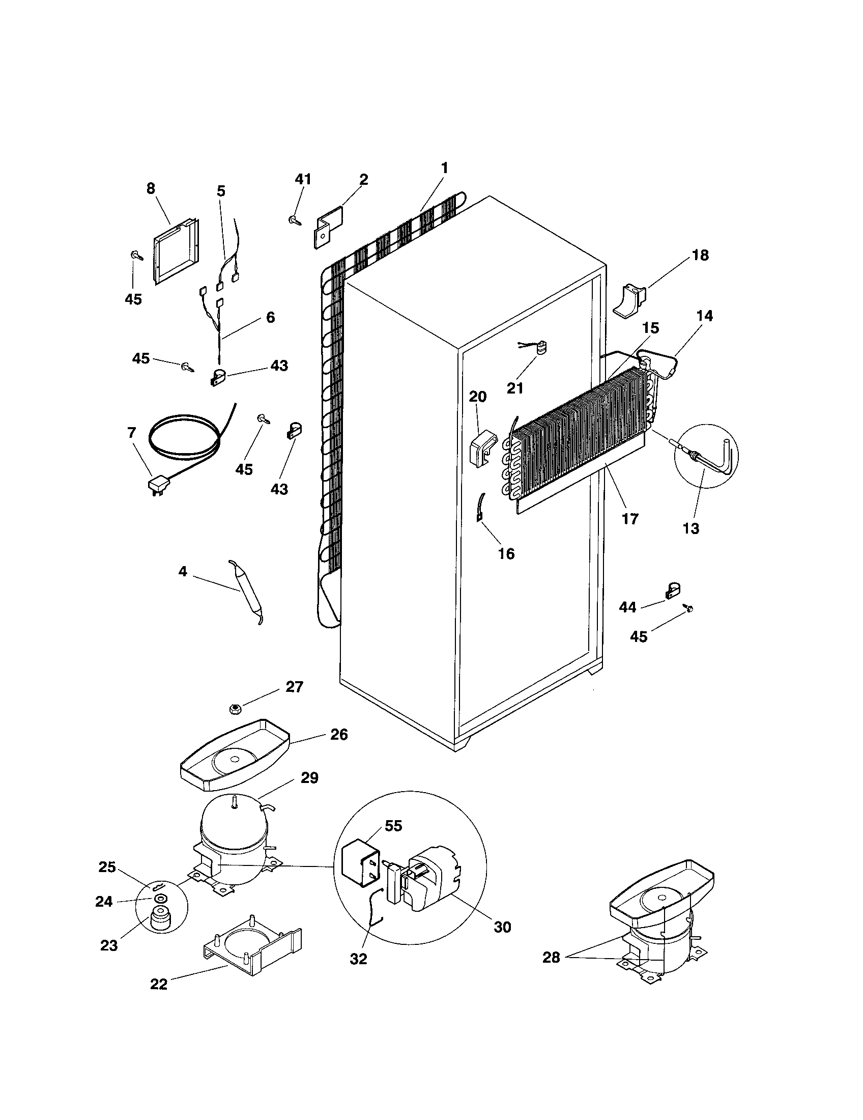Frigidaire FRT21INGJW0 system diagram