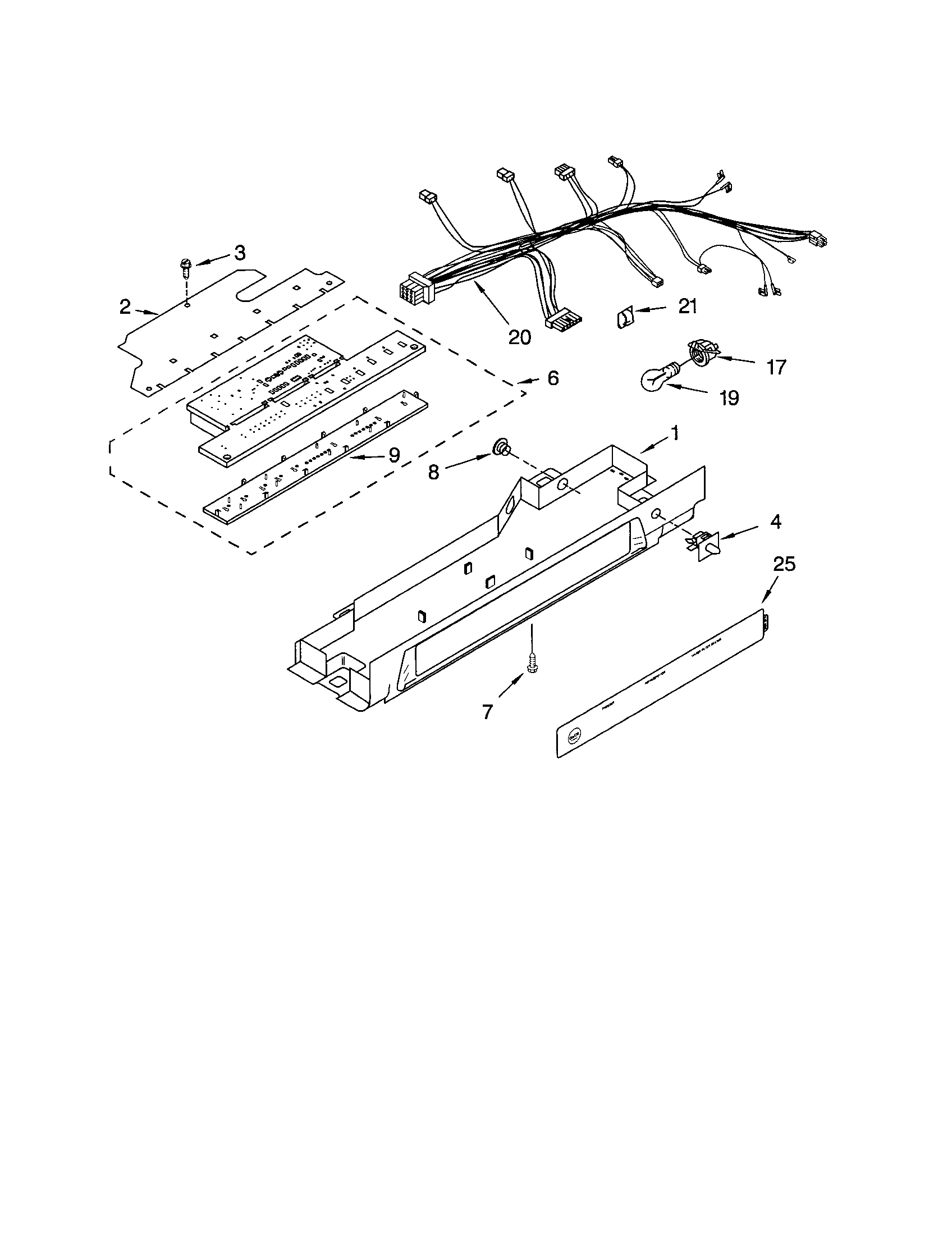 Kenmore 10653764201 control diagram