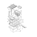 Kenmore 10660834101 shelf diagram
