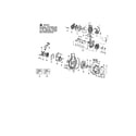 Craftsman 358797560 crankshaft/crankcase/fan housing diagram