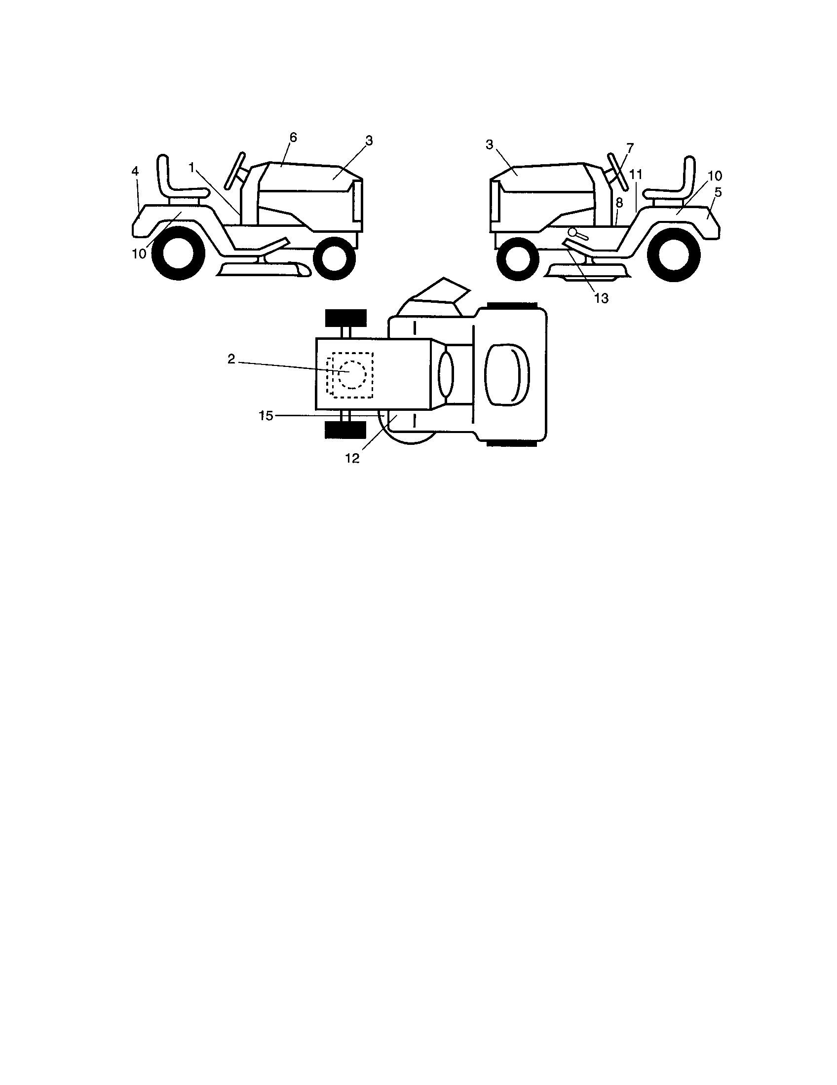 Poulan 270451 decals diagram