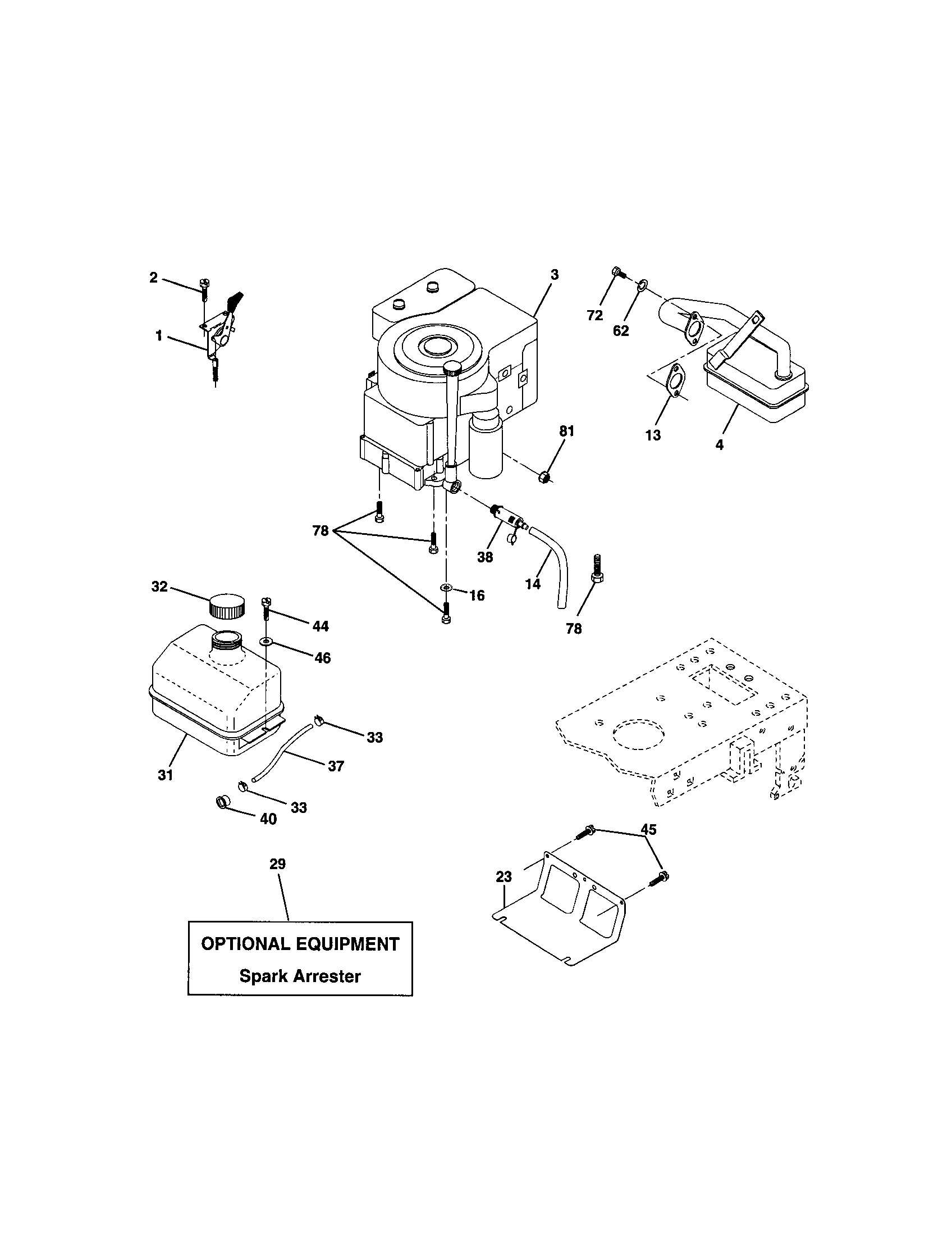 Craftsman 917271662 engine diagram